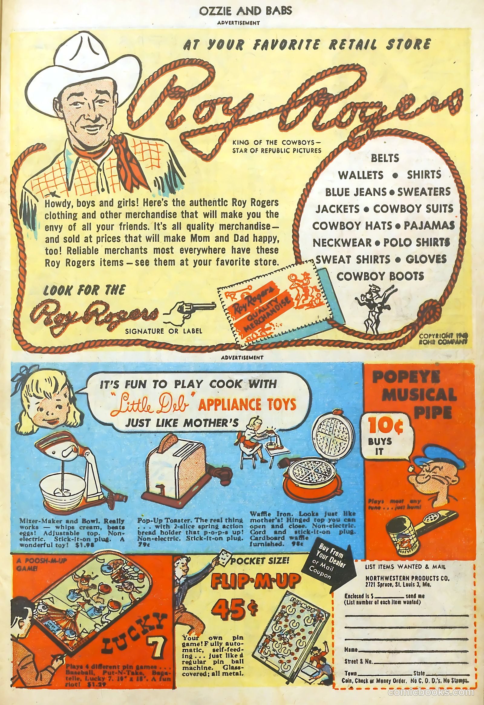 Ozzie and Babs #7 (1948) — page 33 of 52