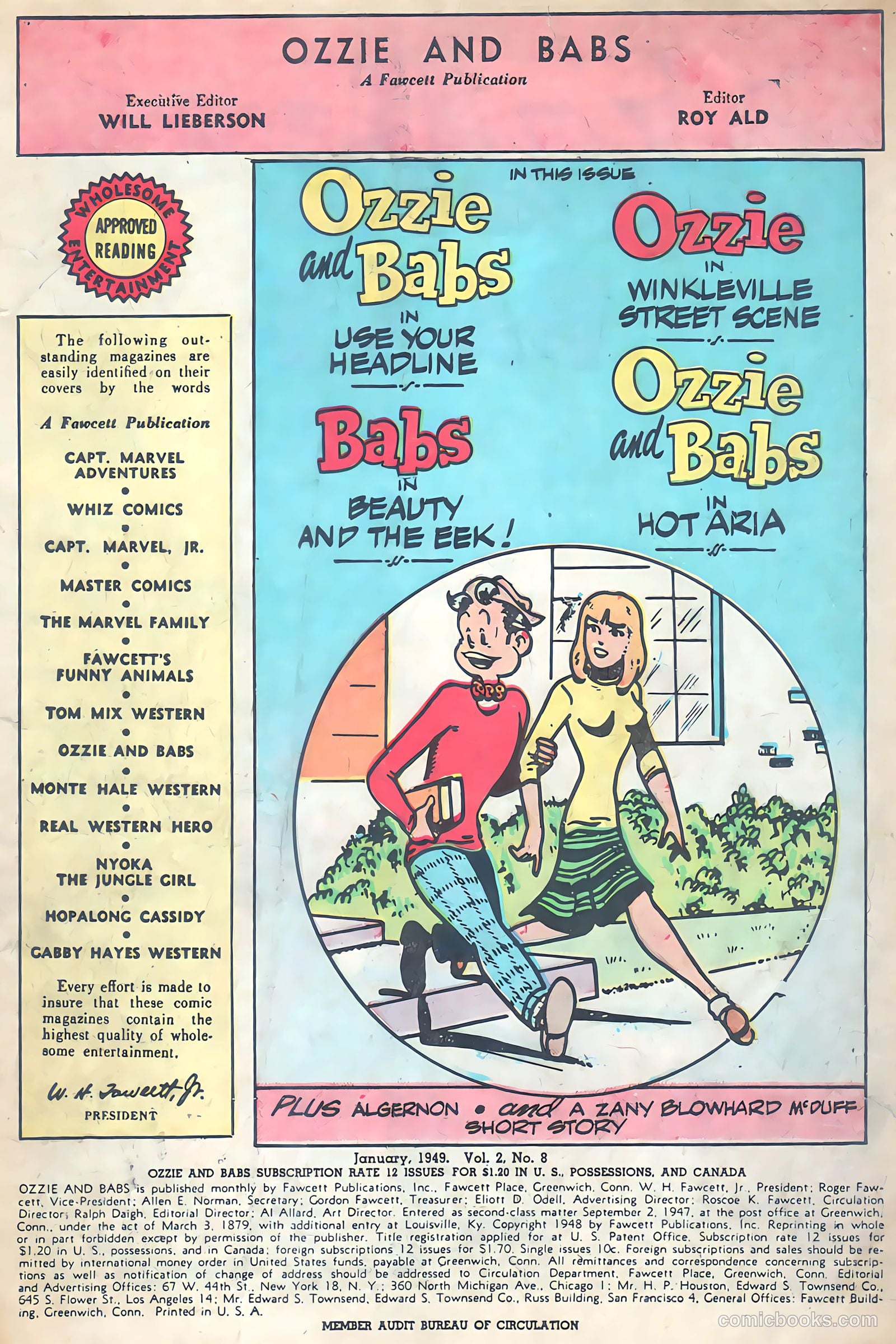 Ozzie and Babs #8 (1949) — page 3 of 52