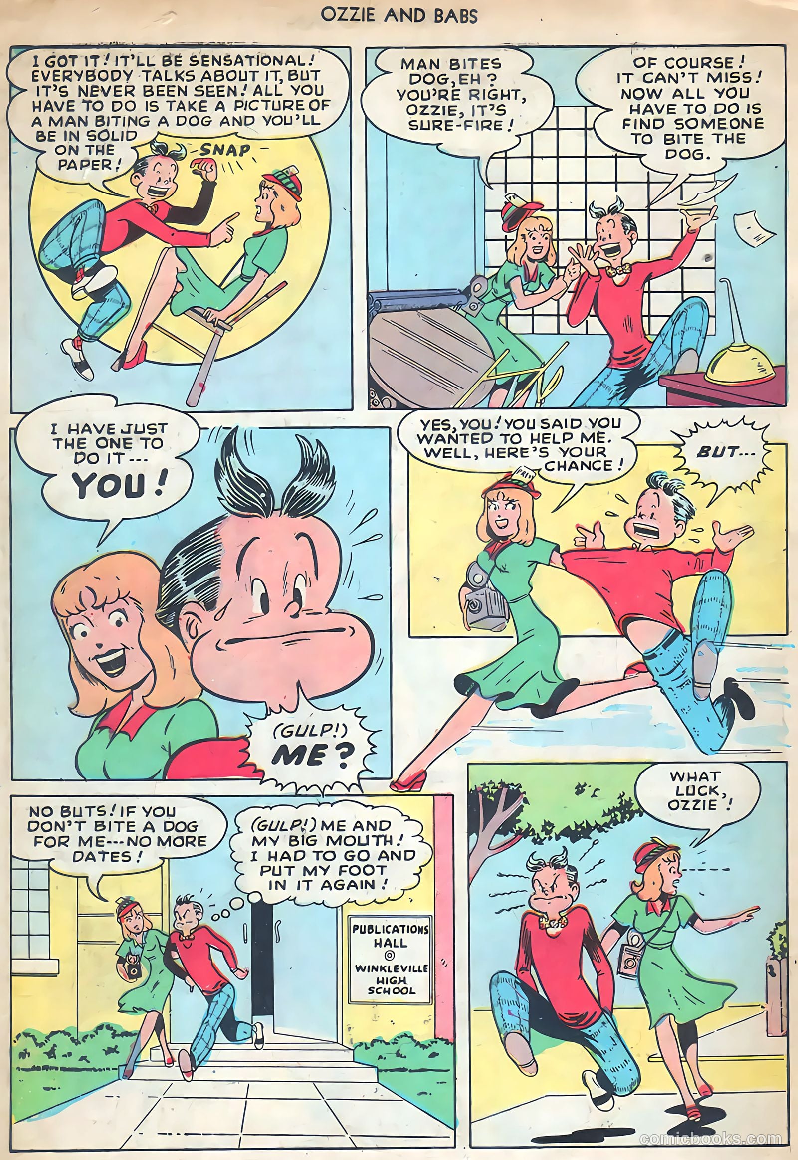 Ozzie and Babs #8 (1949) — page 6 of 52