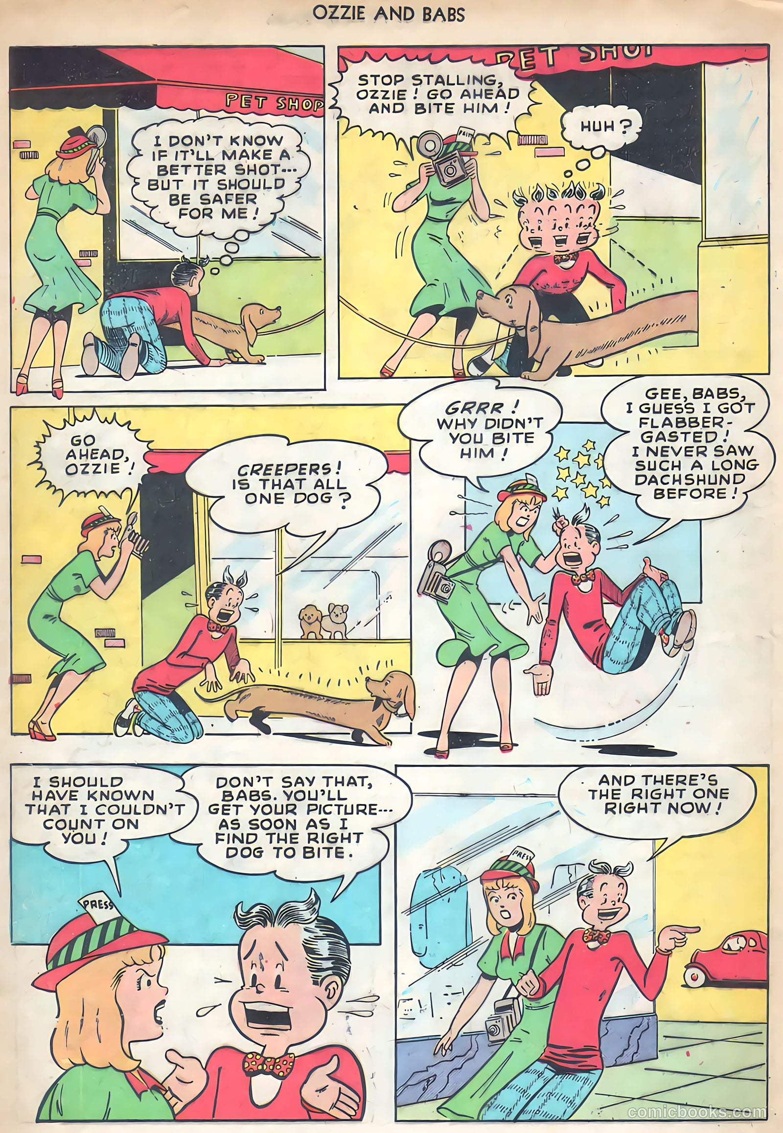 Ozzie and Babs #8 (1949) — page 8 of 52