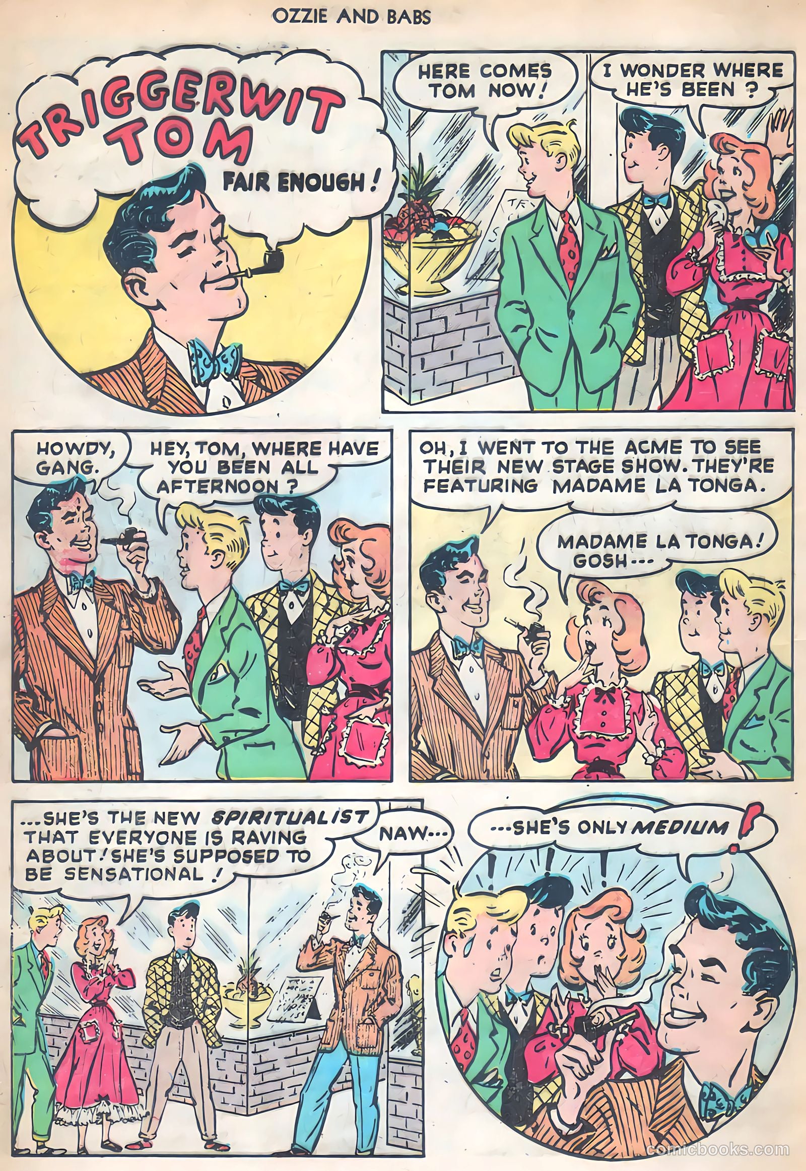 Ozzie and Babs #8 (1949) — page 12 of 52