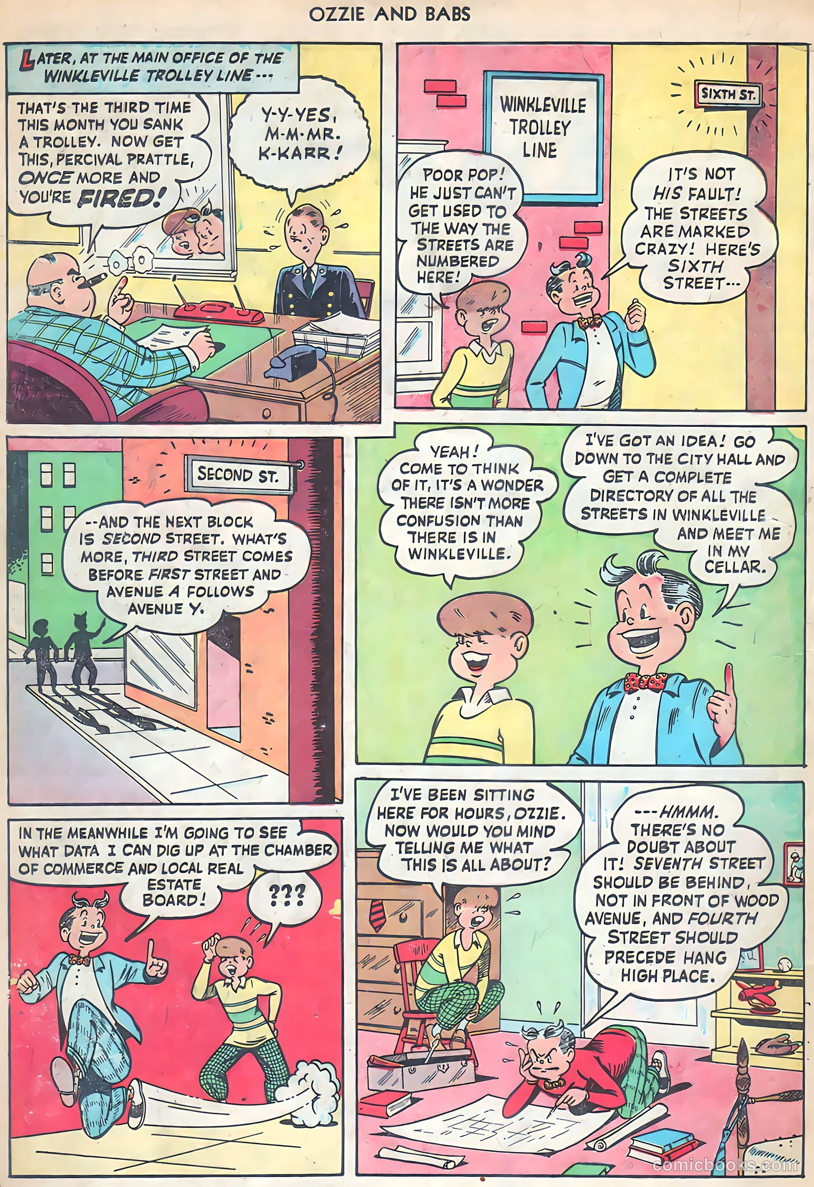 Ozzie and Babs #8 (1949) — page 18 of 52