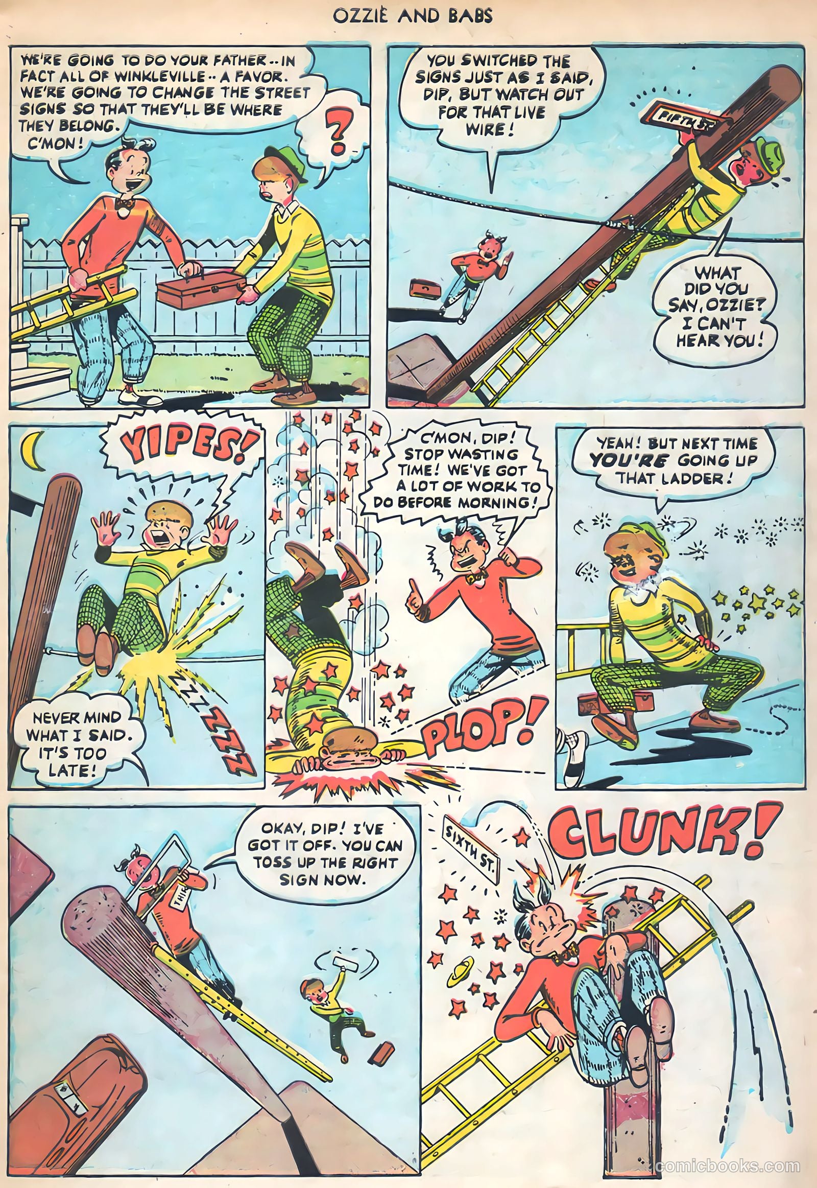 Ozzie and Babs #8 (1949) — page 19 of 52