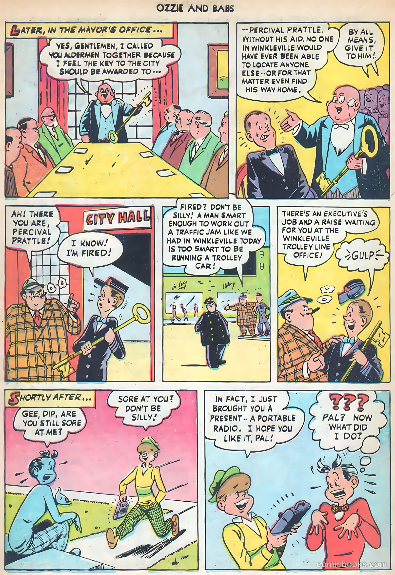 Ozzie and Babs #8 (1949) — page 22 of 52