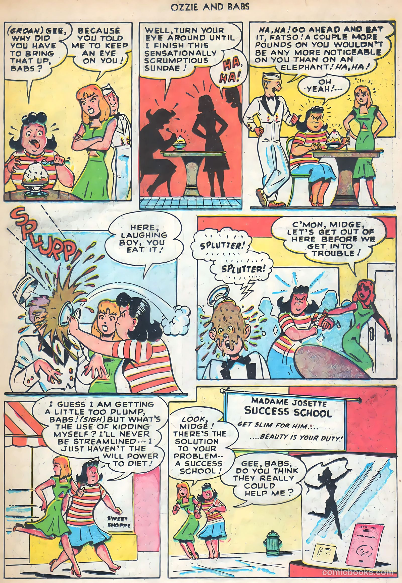 Ozzie and Babs #8 (1949) — page 27 of 52
