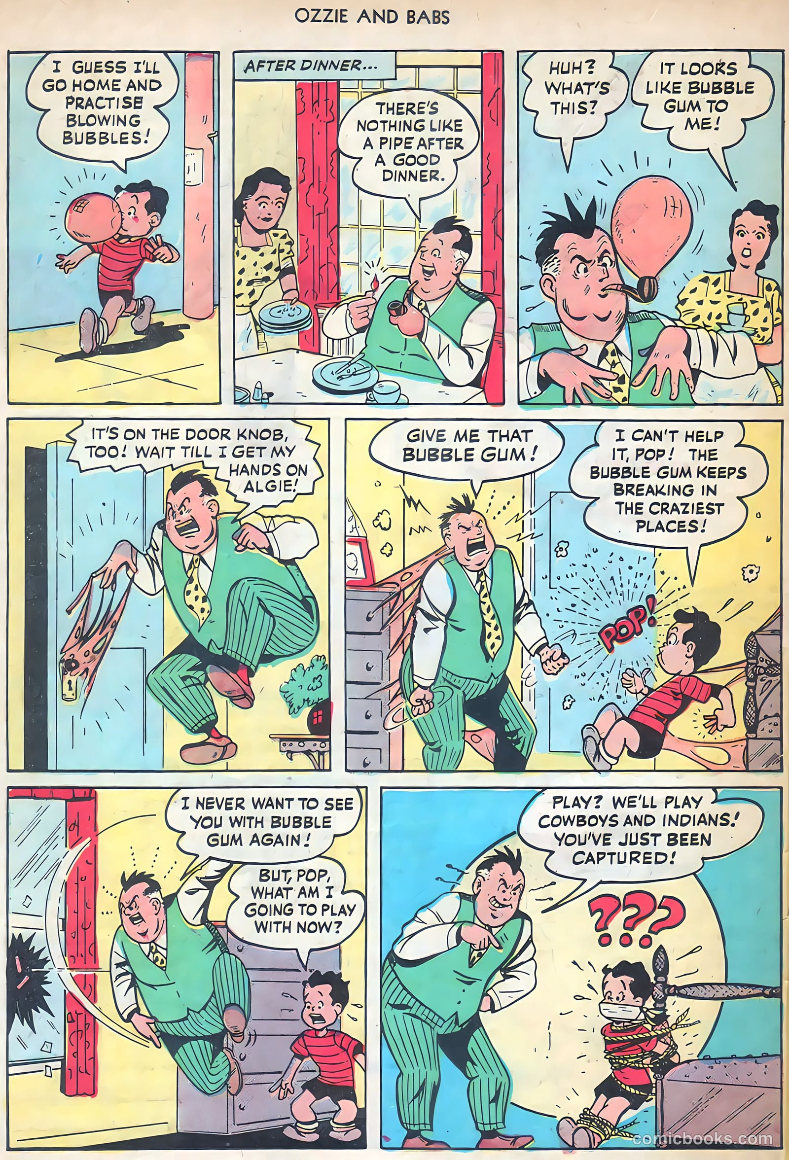 Ozzie and Babs #8 (1949) — page 38 of 52