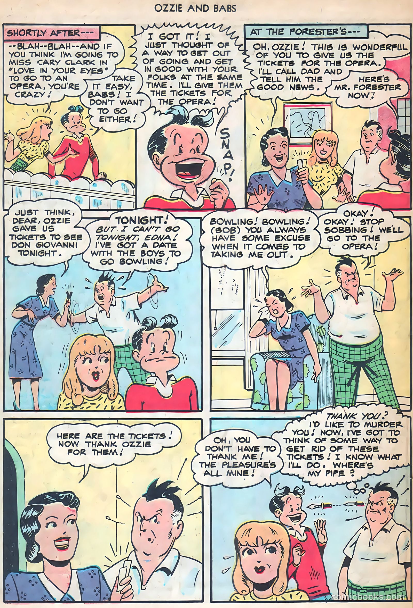Ozzie and Babs #8 (1949) — page 42 of 52
