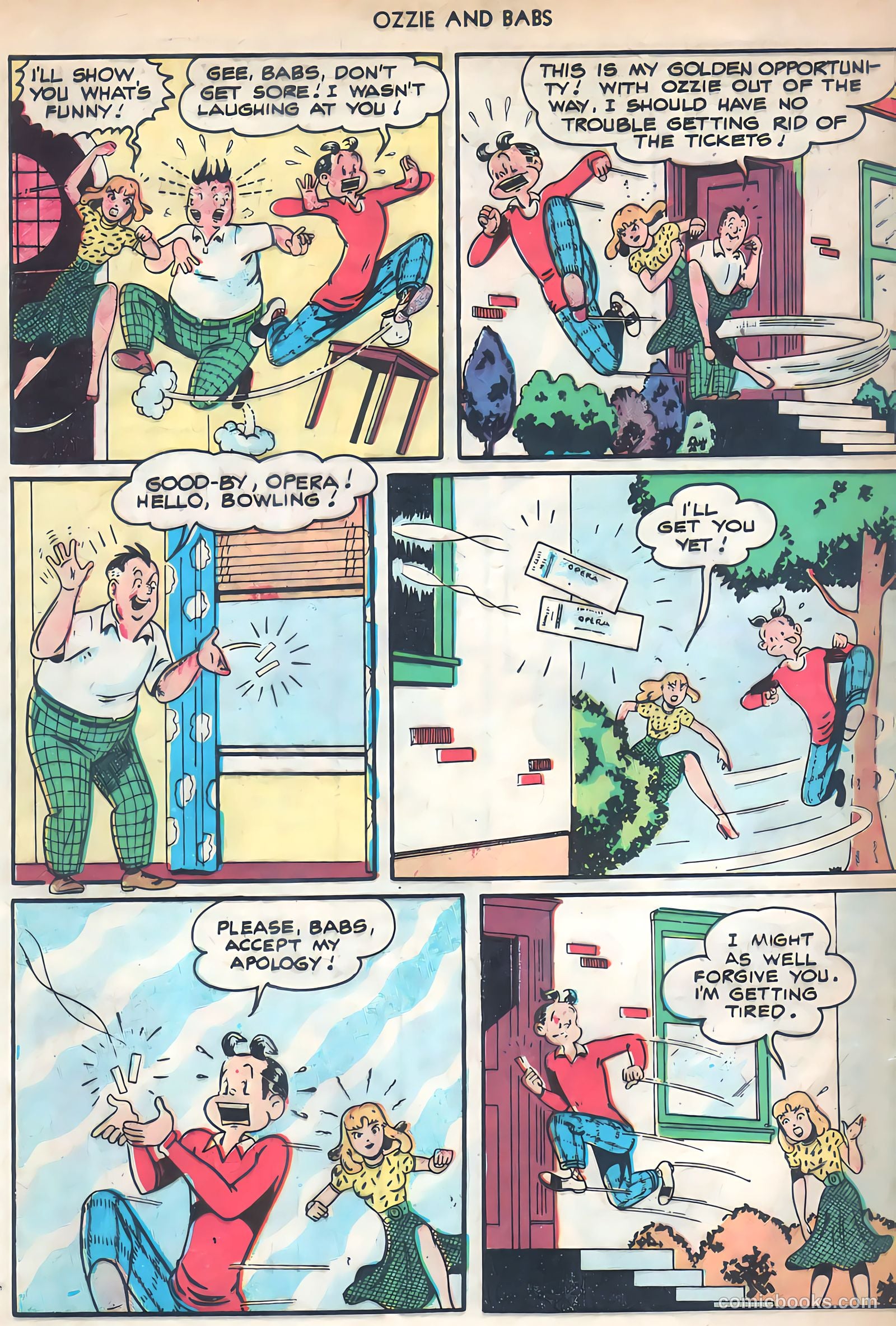 Ozzie and Babs #8 (1949) — page 44 of 52