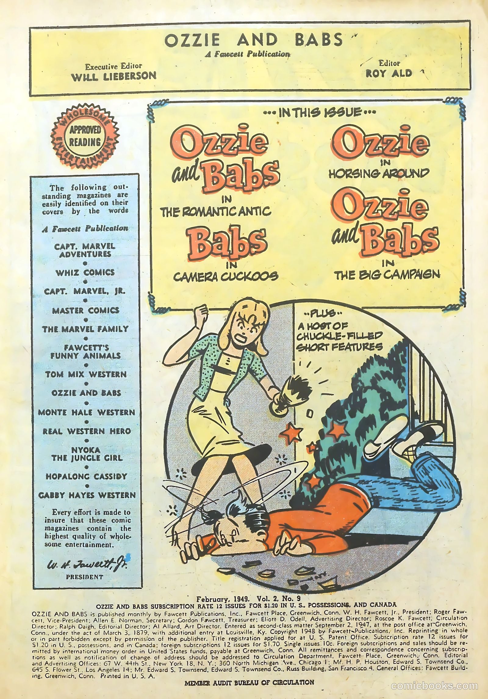 Ozzie and Babs #9 (1949) — page 3 of 52