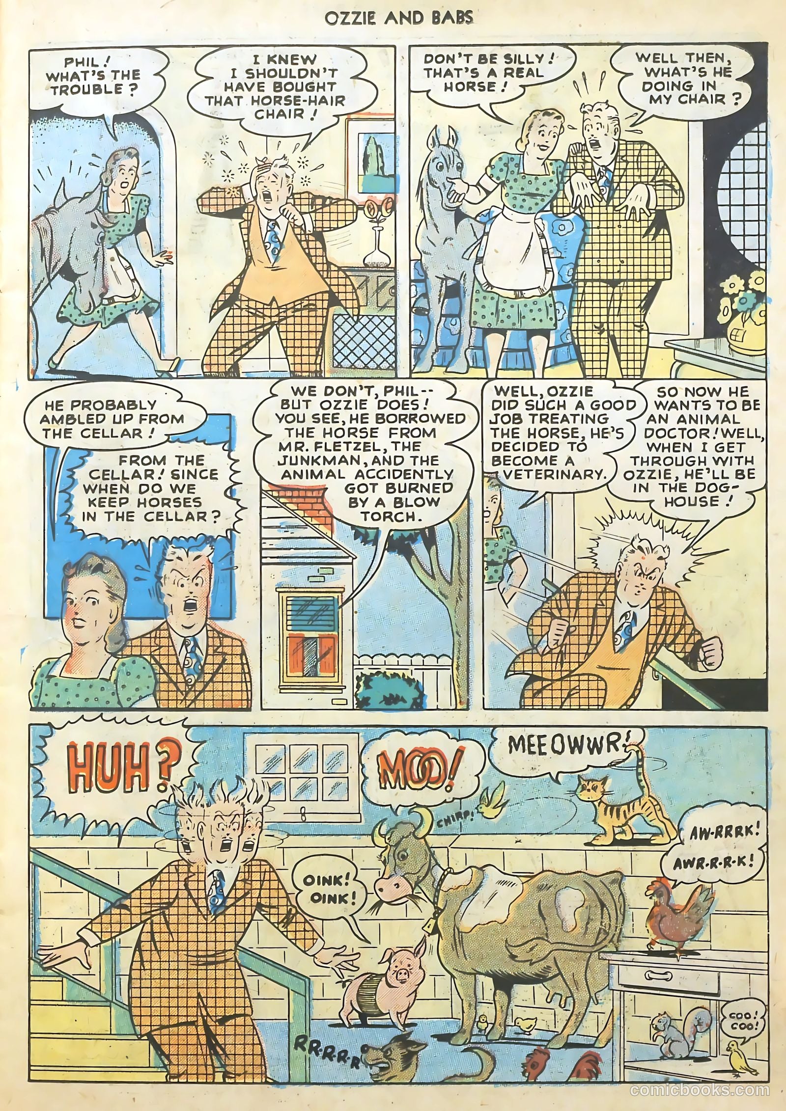 Ozzie and Babs #9 (1949) — page 15 of 52