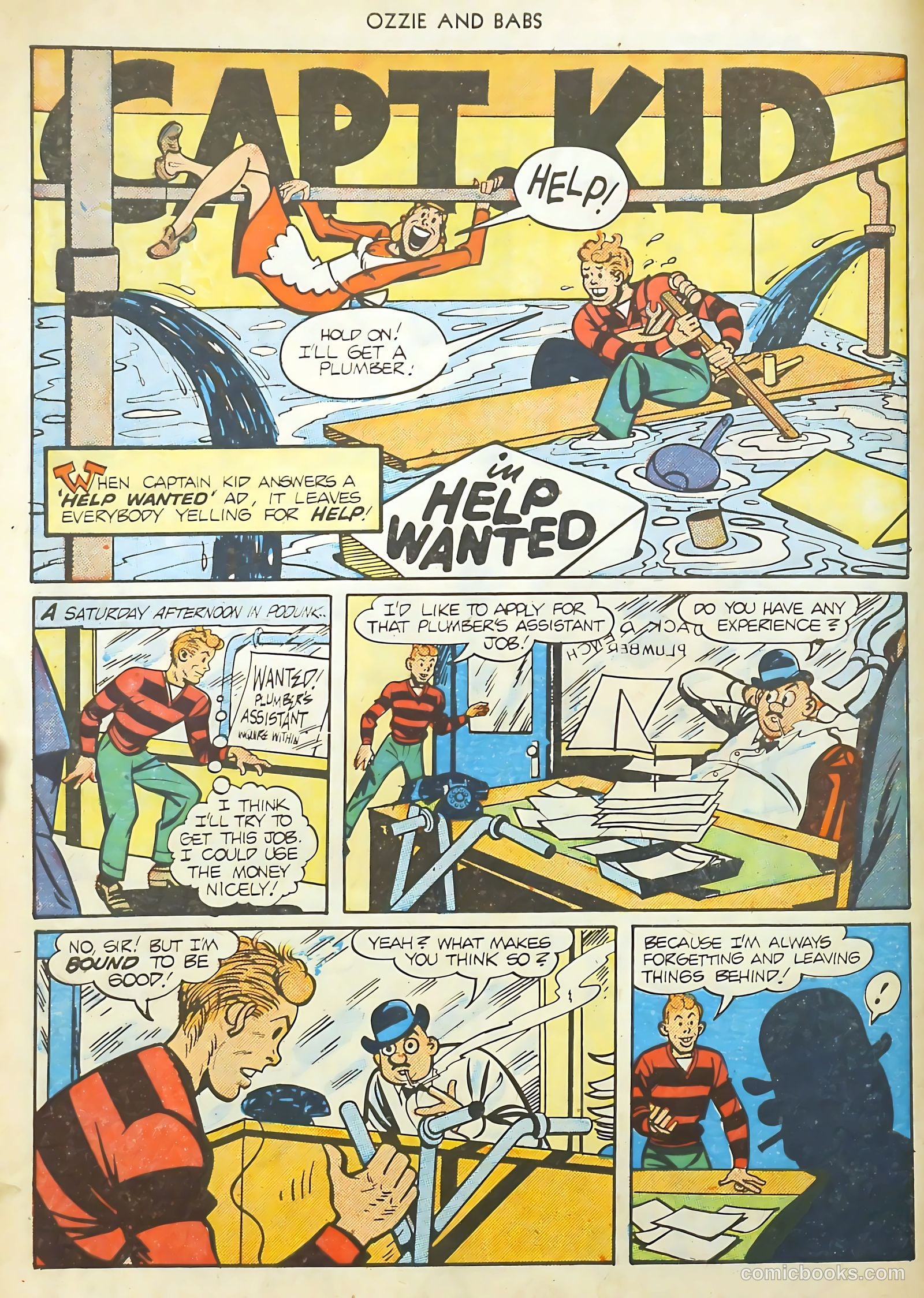 Ozzie and Babs #9 (1949) — page 22 of 52