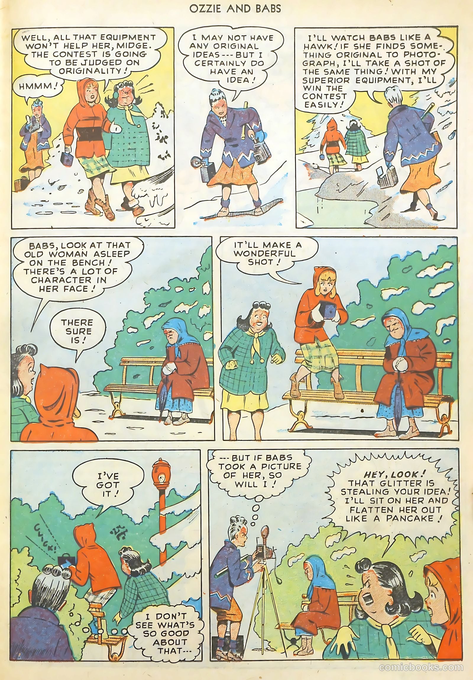 Ozzie and Babs #9 (1949) — page 27 of 52
