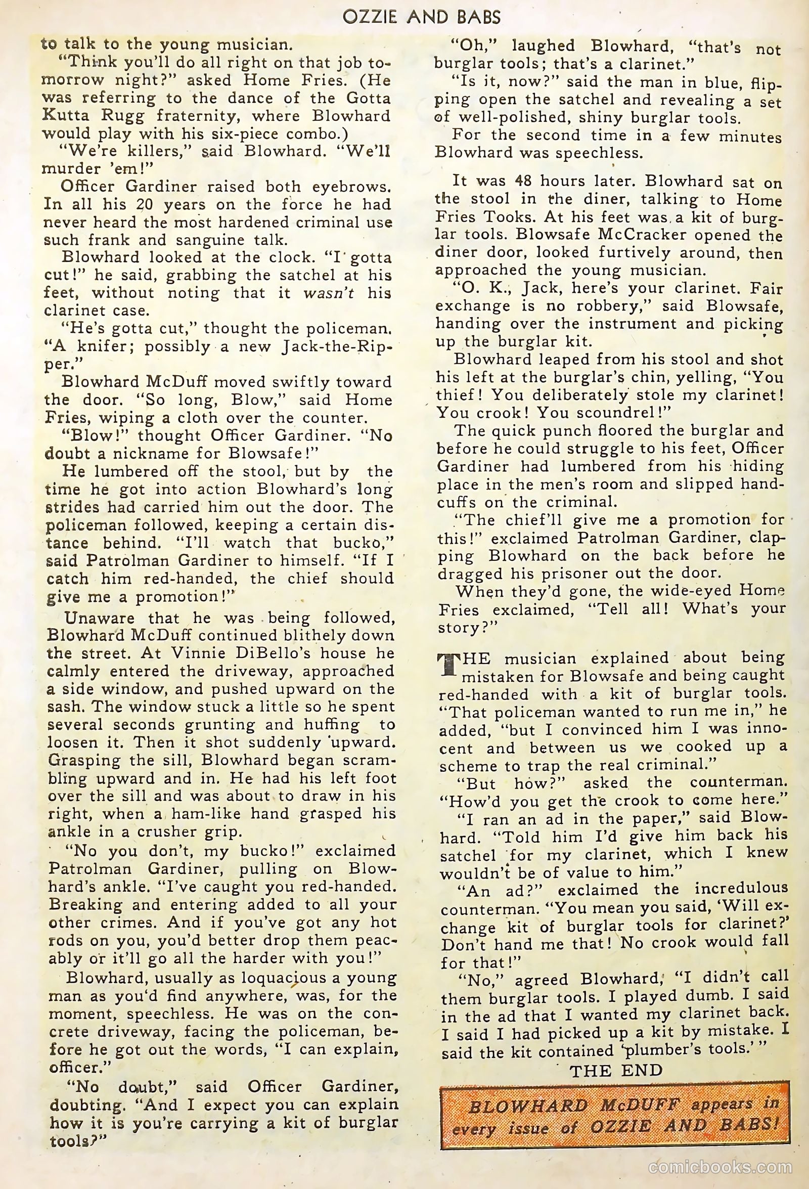 Ozzie and Babs #9 (1949) — page 34 of 52