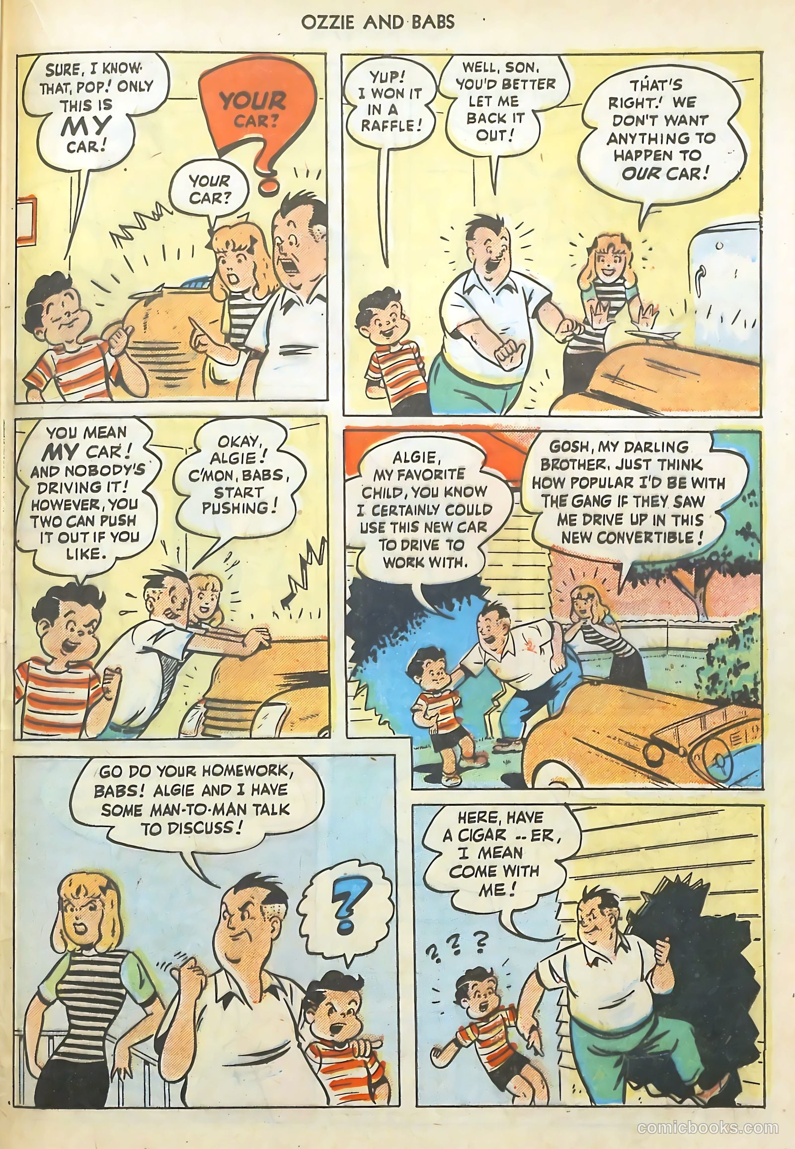 Ozzie and Babs #9 (1949) — page 37 of 52