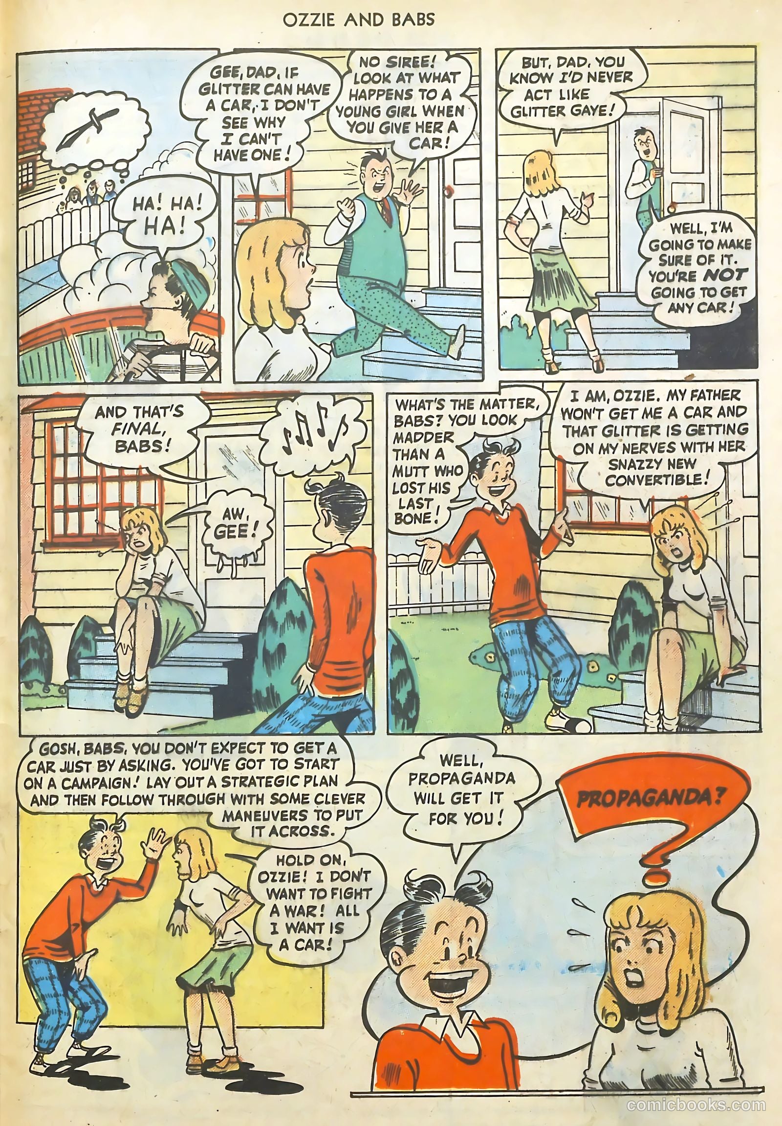 Ozzie and Babs #9 (1949) — page 41 of 52