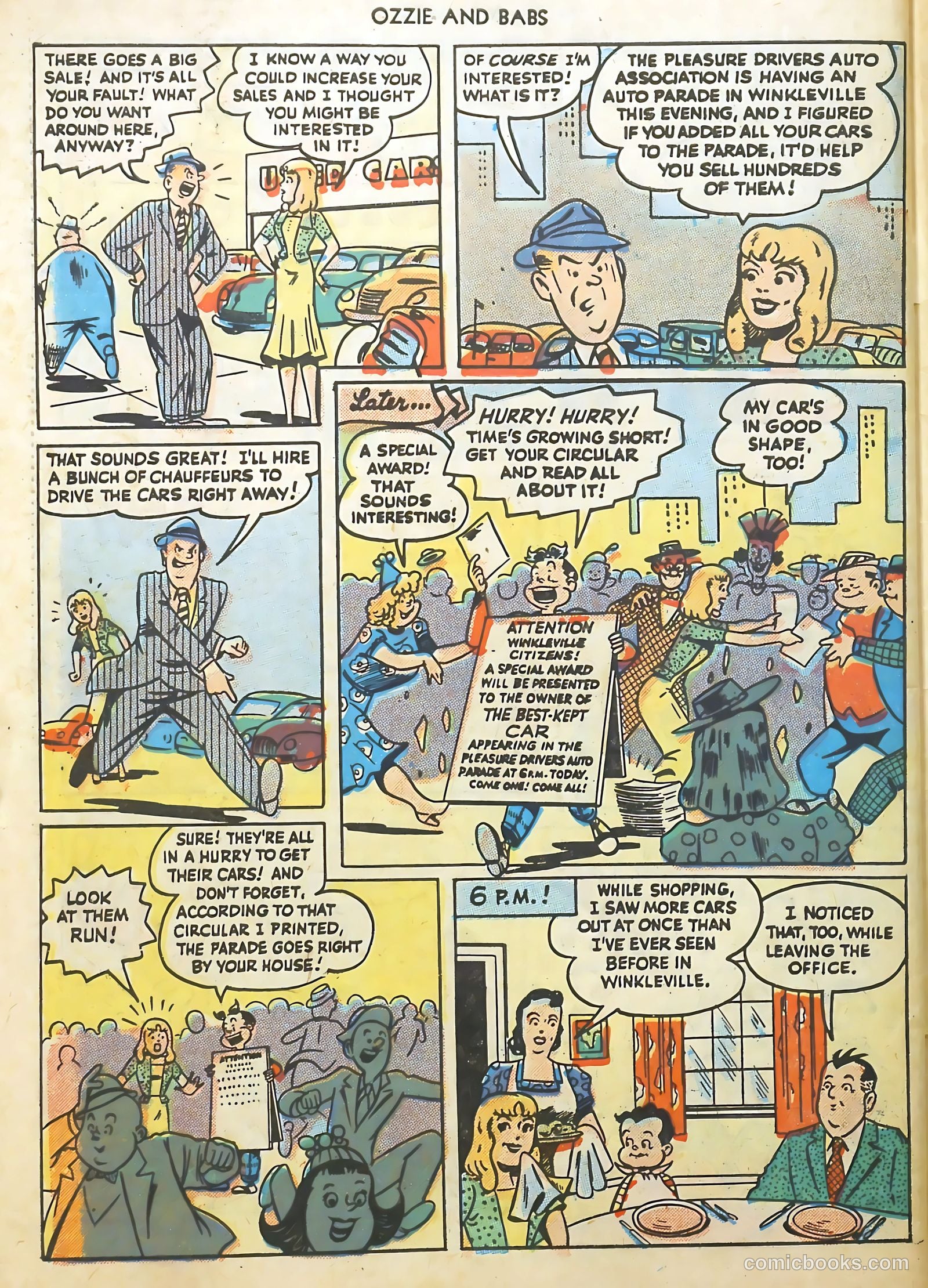 Ozzie and Babs #9 (1949) — page 46 of 52