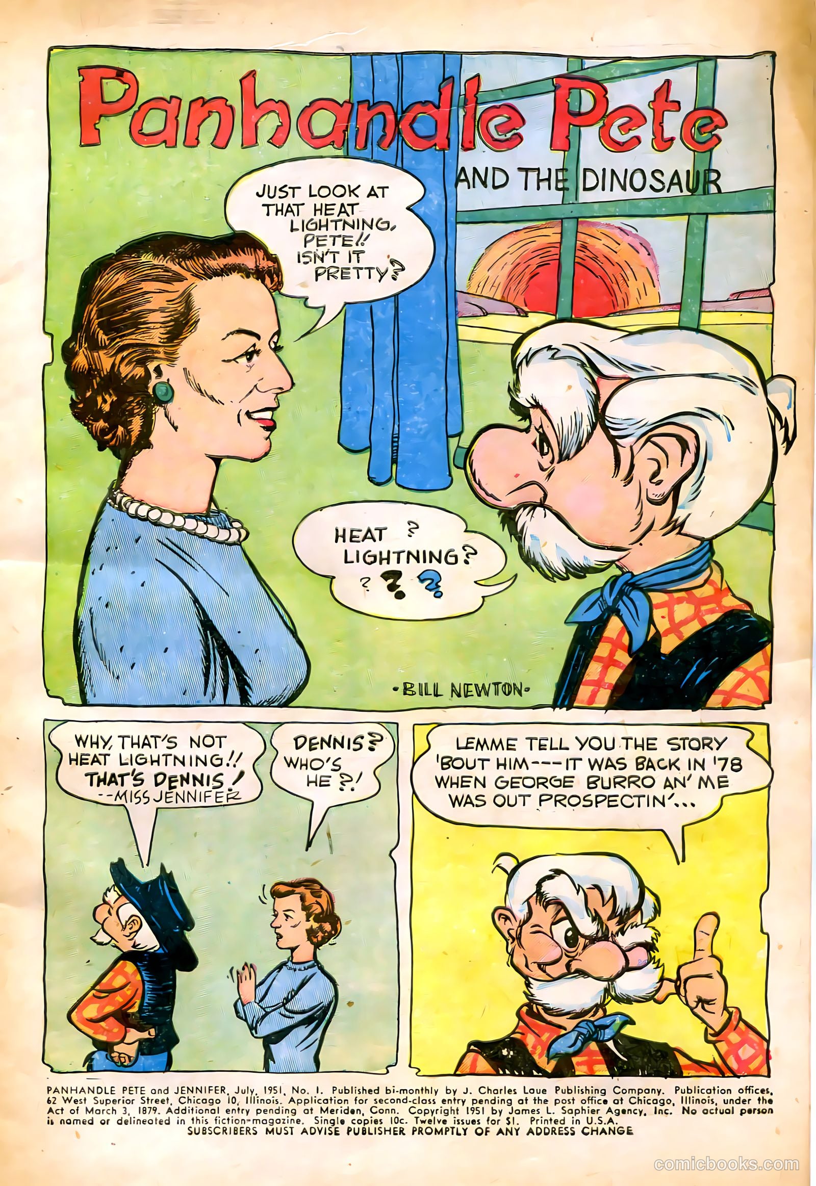Panhandle Pete and Jennifer #1 (1951) — page 3 of 36