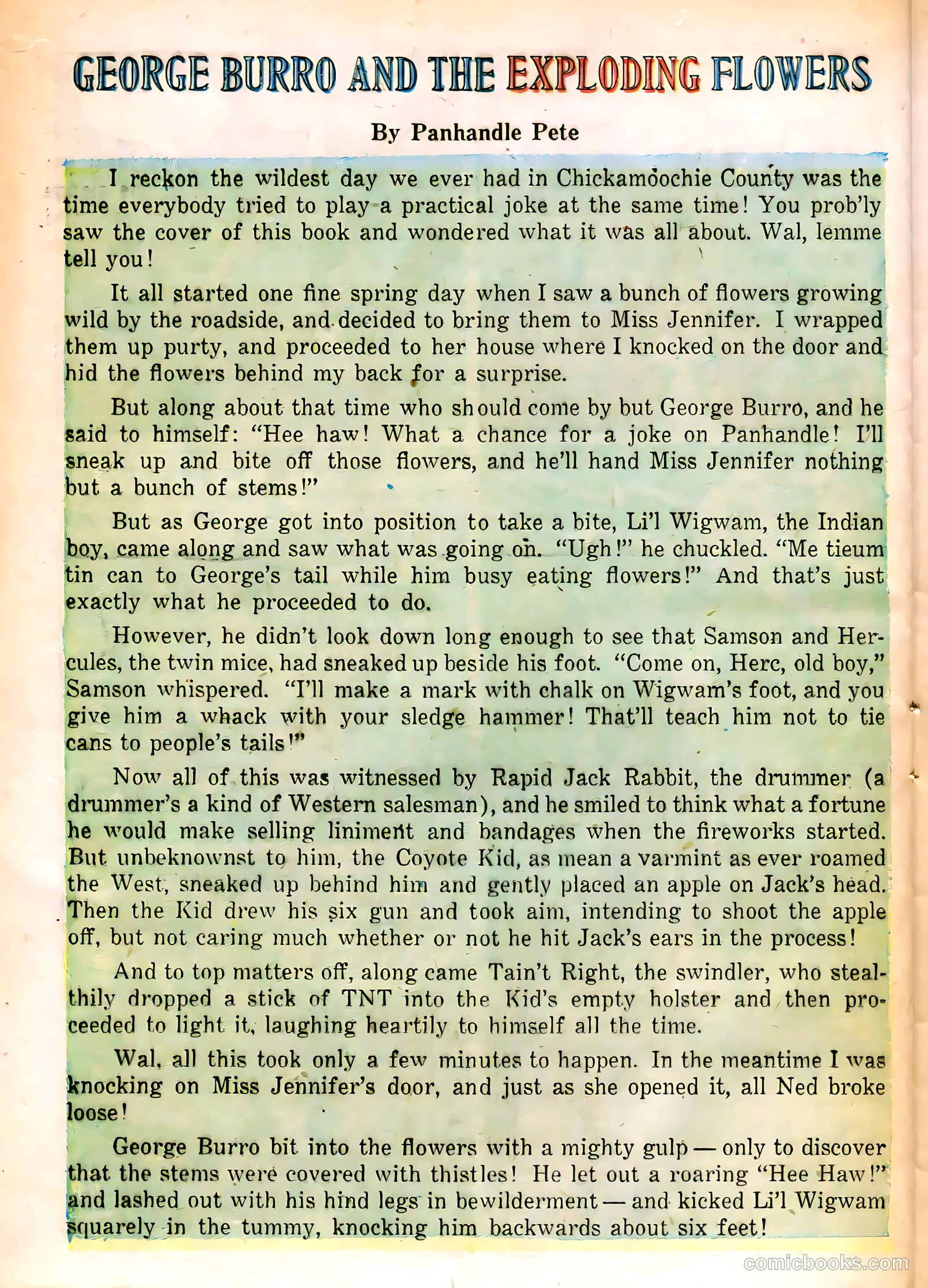 Panhandle Pete and Jennifer #1 (1951) — page 24 of 36