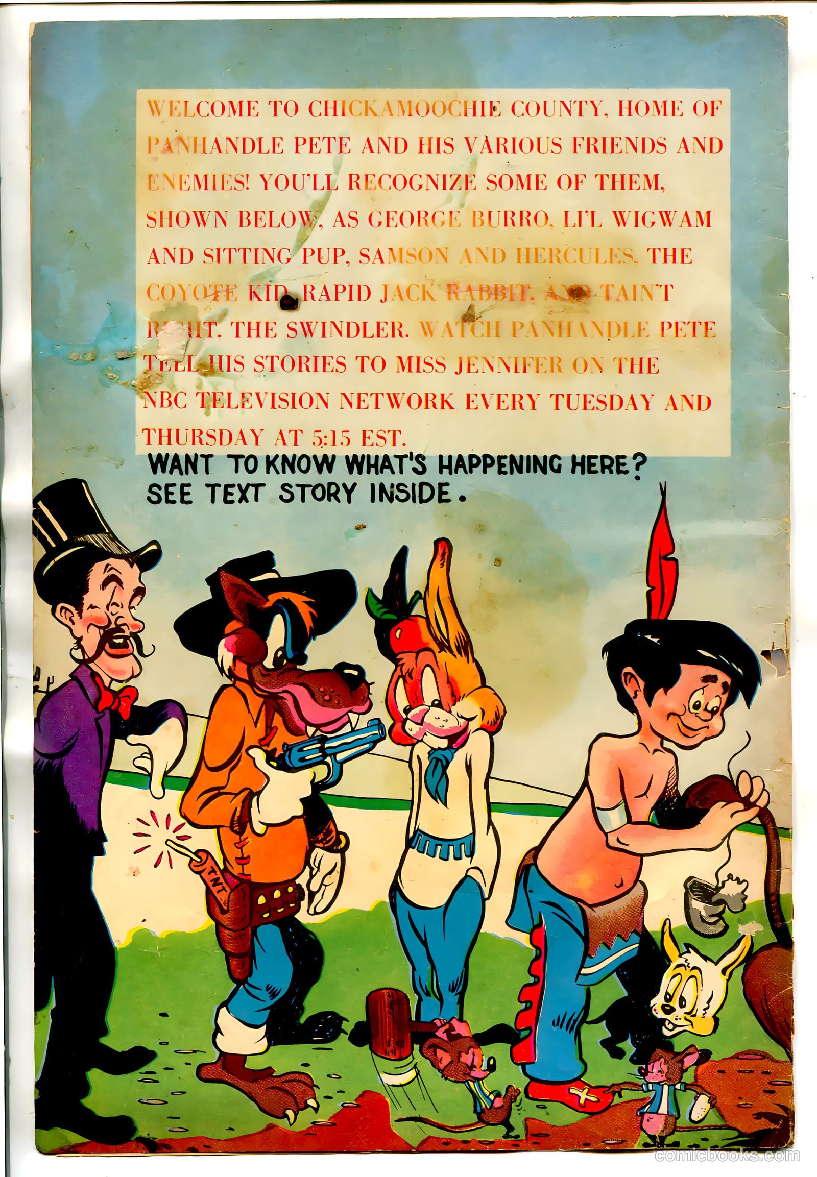 Panhandle Pete and Jennifer #1 (1951) — page 36 of 36