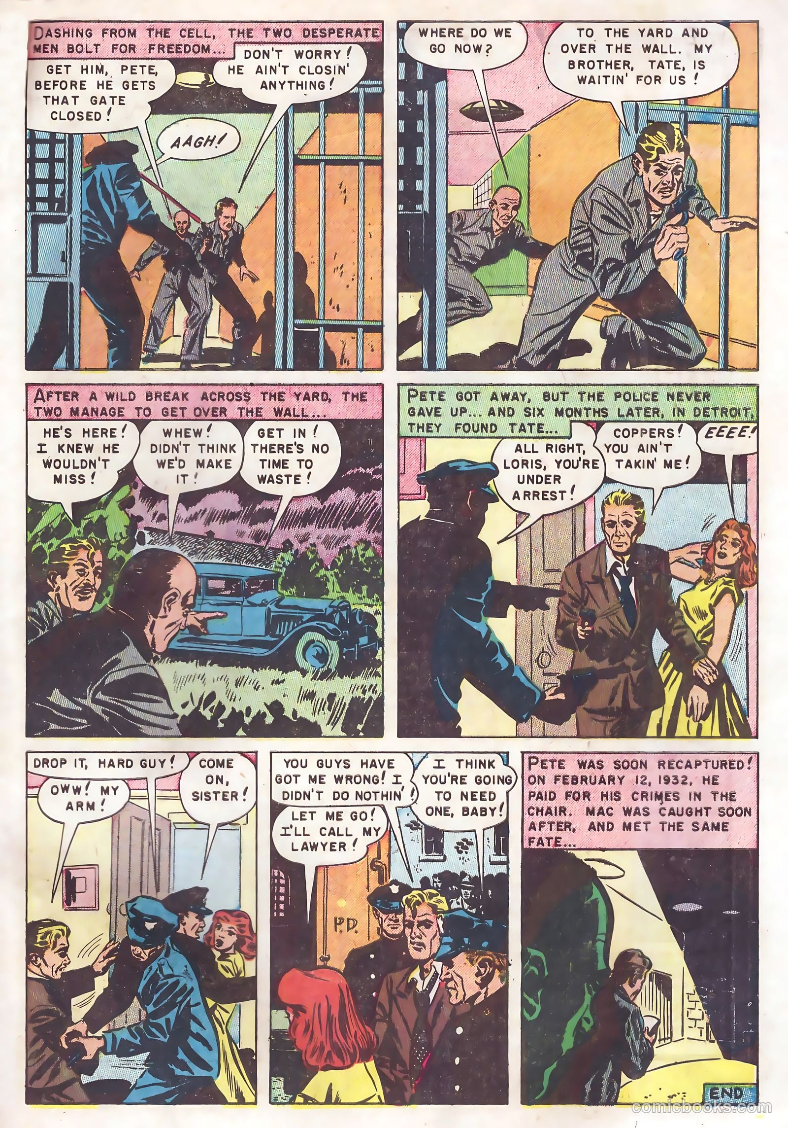 Parole Breakers #2 (1952) — page 33 of 36