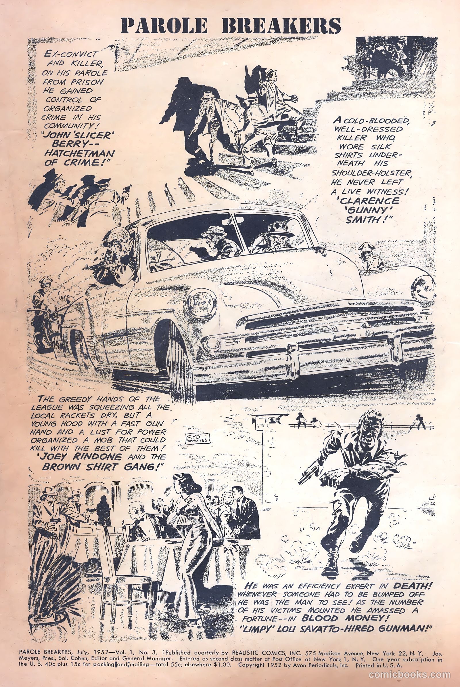 Parole Breakers #3 (1952) — page 2 of 36