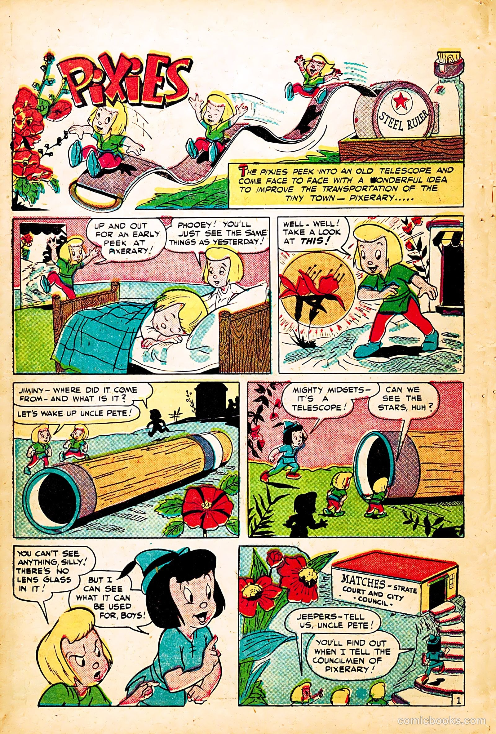 Pee-Wee Pixies #1 (1958) — page 10 of 36