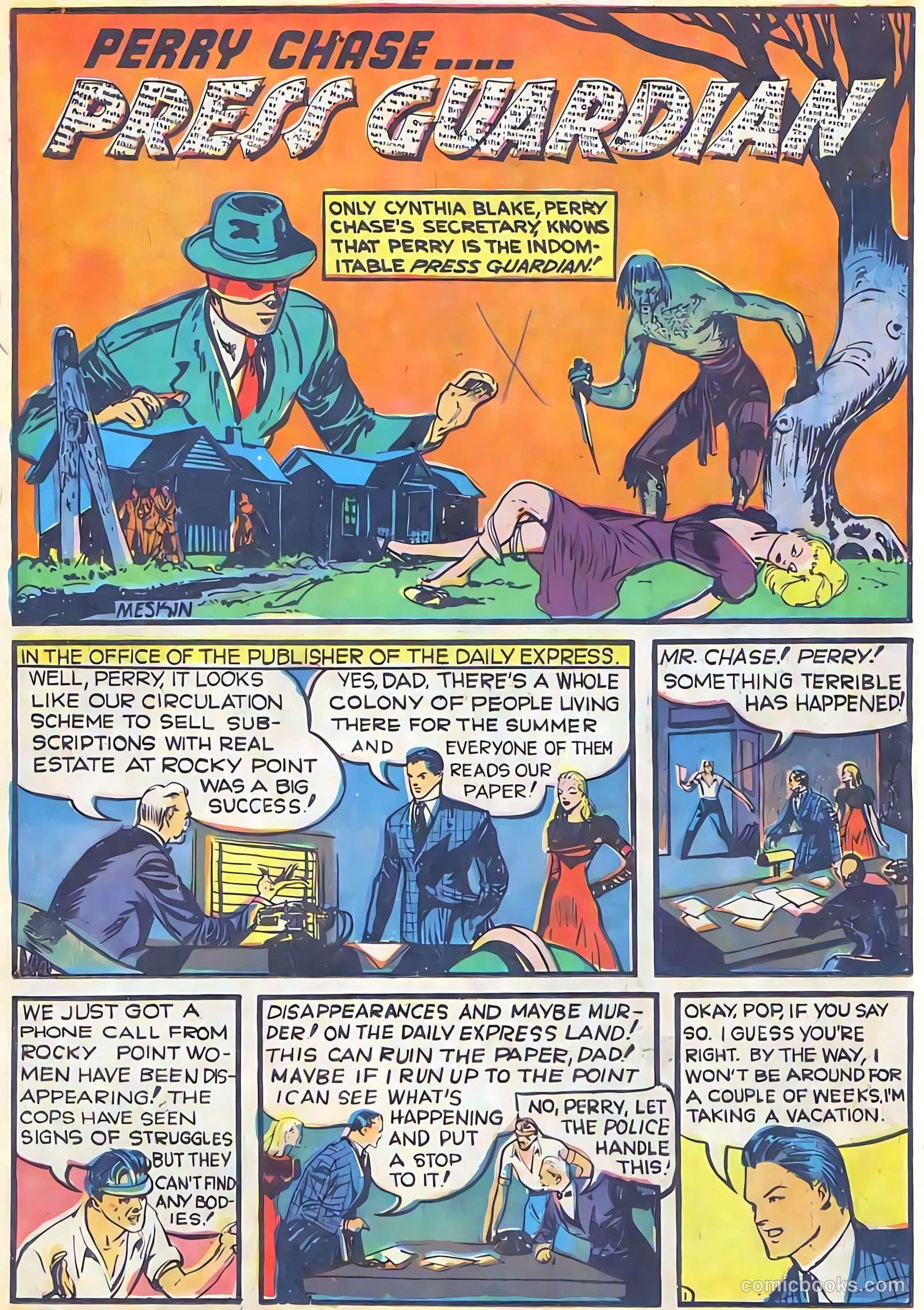 Pep Comics #10 (1940) — page 22 of 68