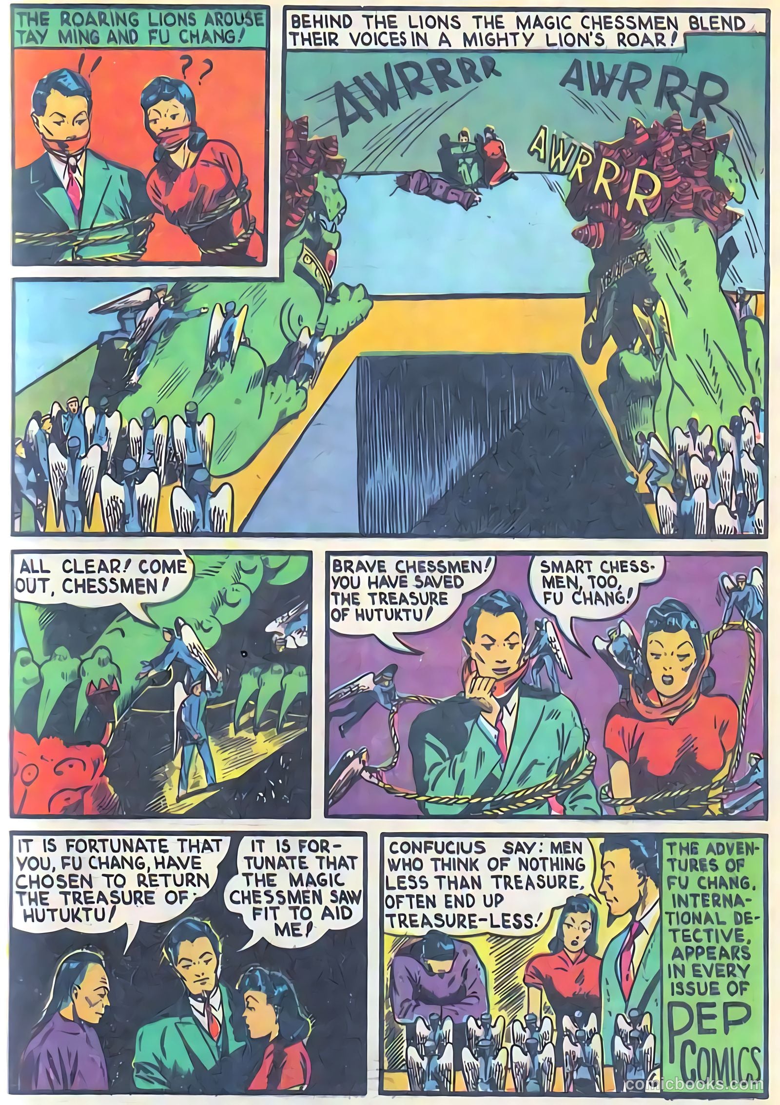 Pep Comics #10 (1940) — page 33 of 68