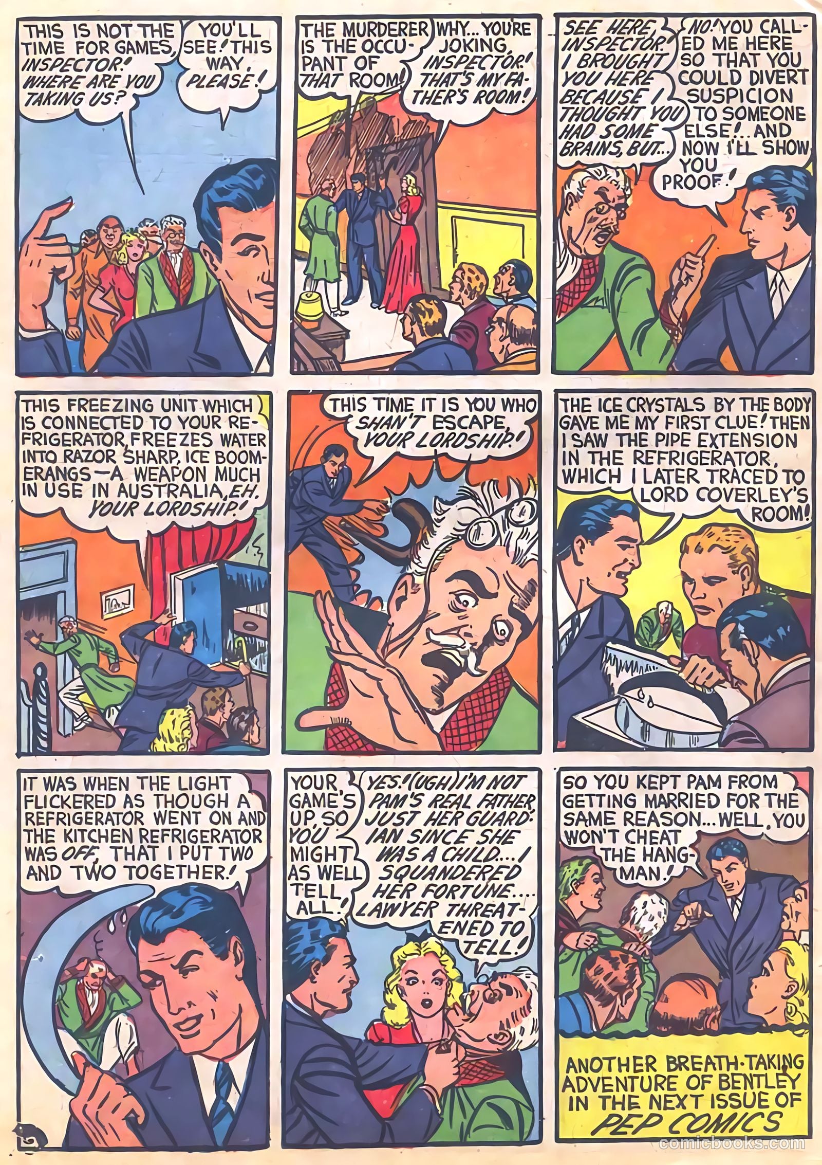 Pep Comics #13 (1941) — page 66 of 68