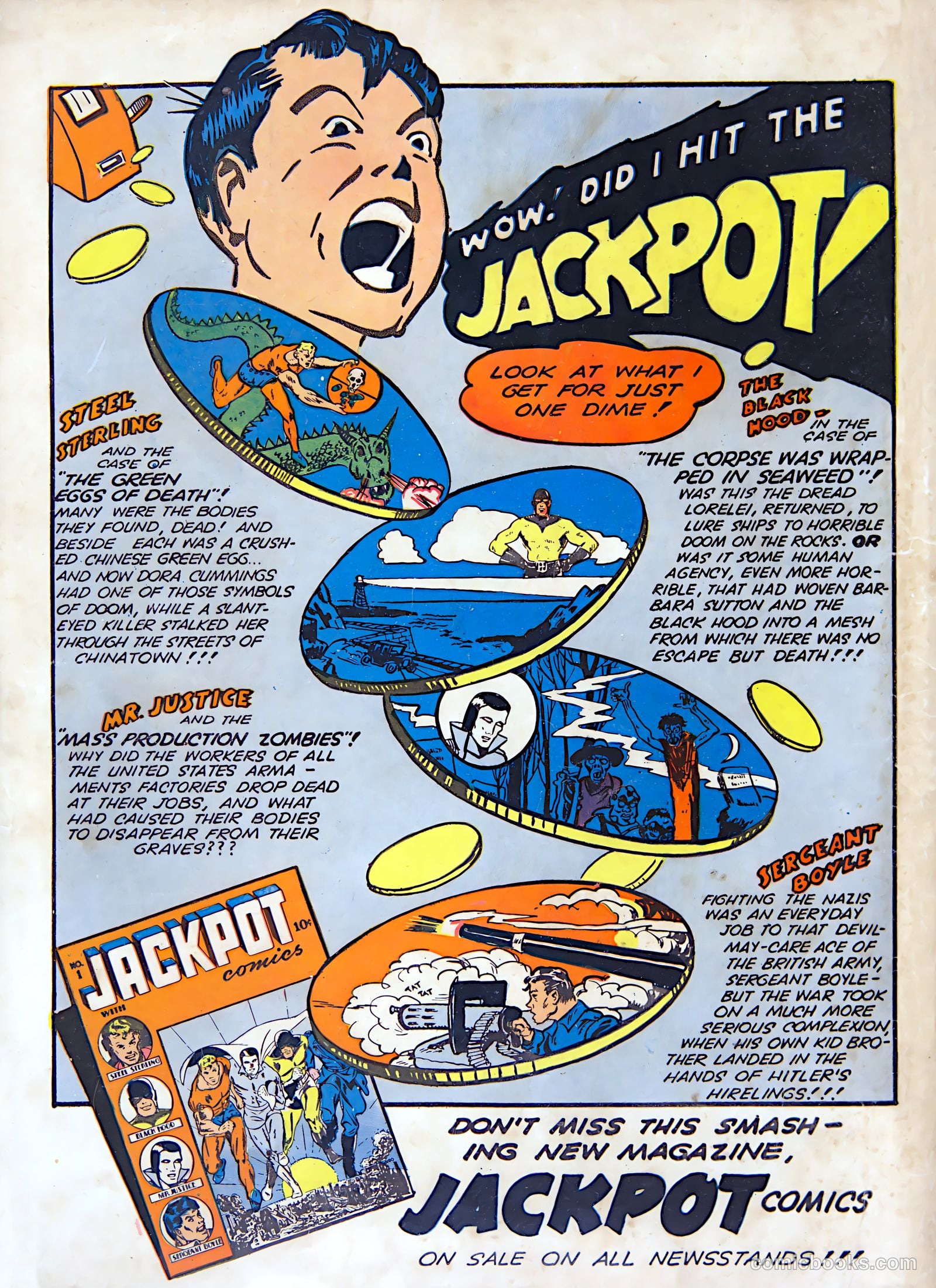 Pep Comics #16 (1941) — page 68 of 68