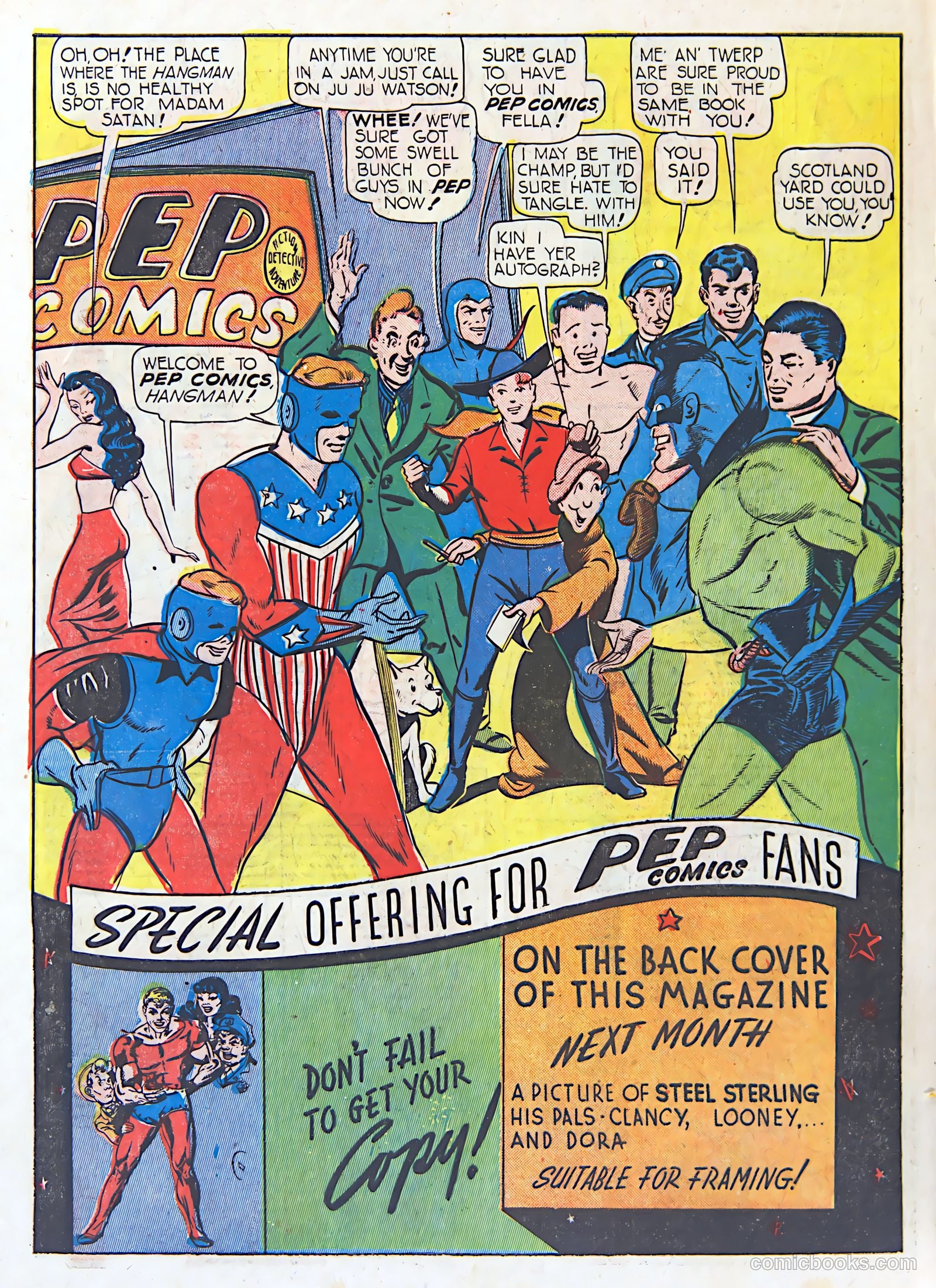 Pep Comics #17 (1941) — page 54 of 68