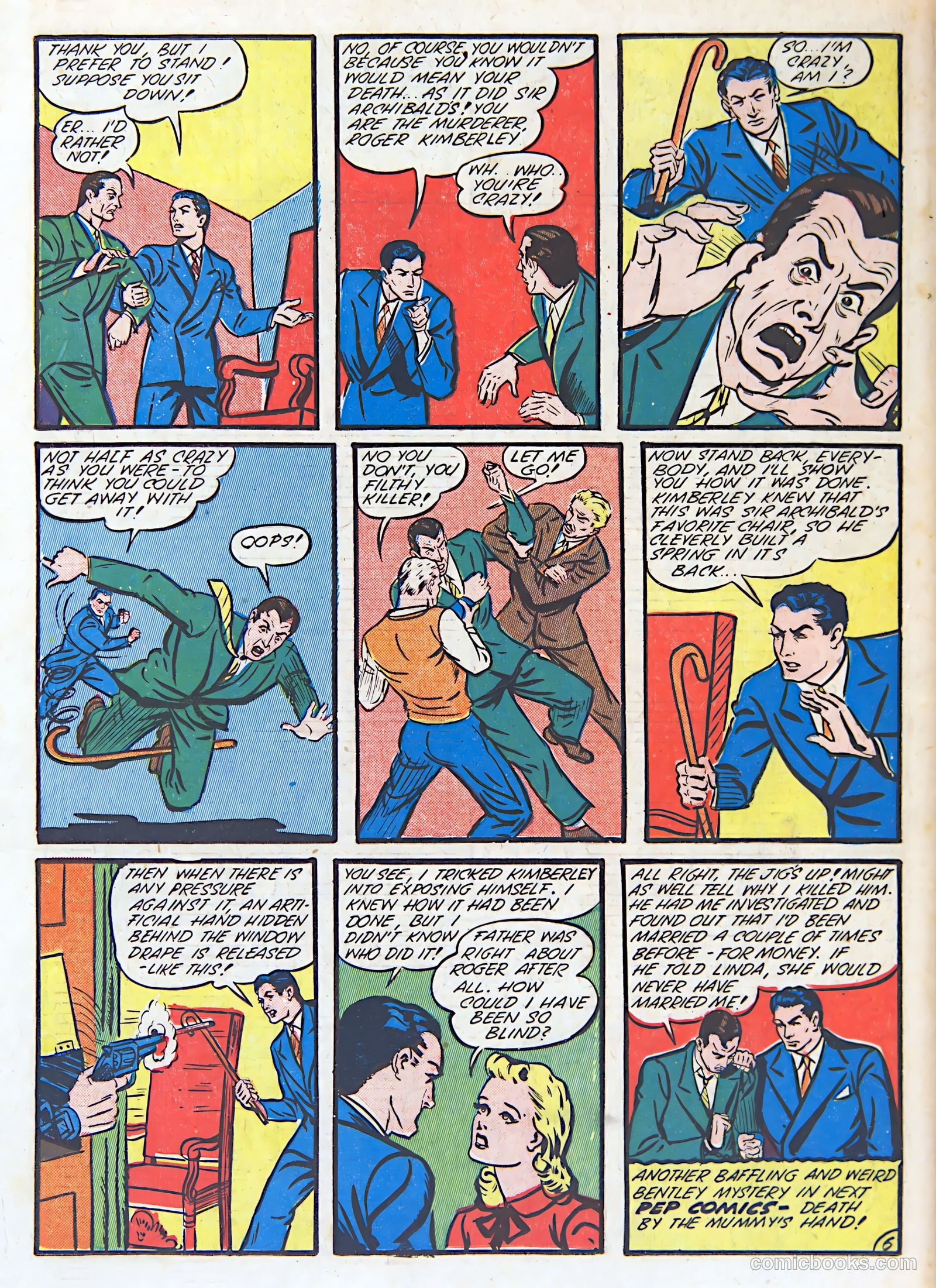 Pep Comics #17 (1941) — page 66 of 68
