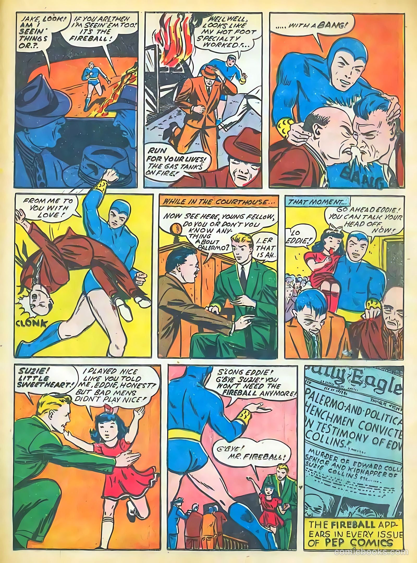 Pep Comics #18 (1941) — page 40 of 68