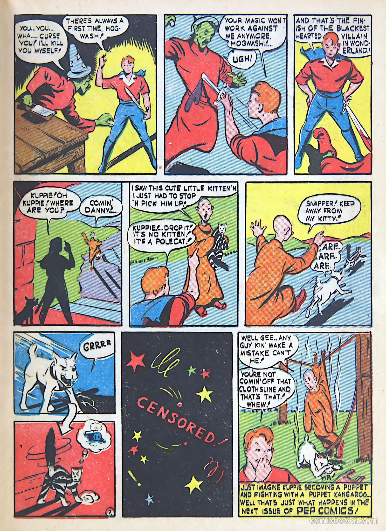 Pep Comics #21 (1941) — page 33 of 68