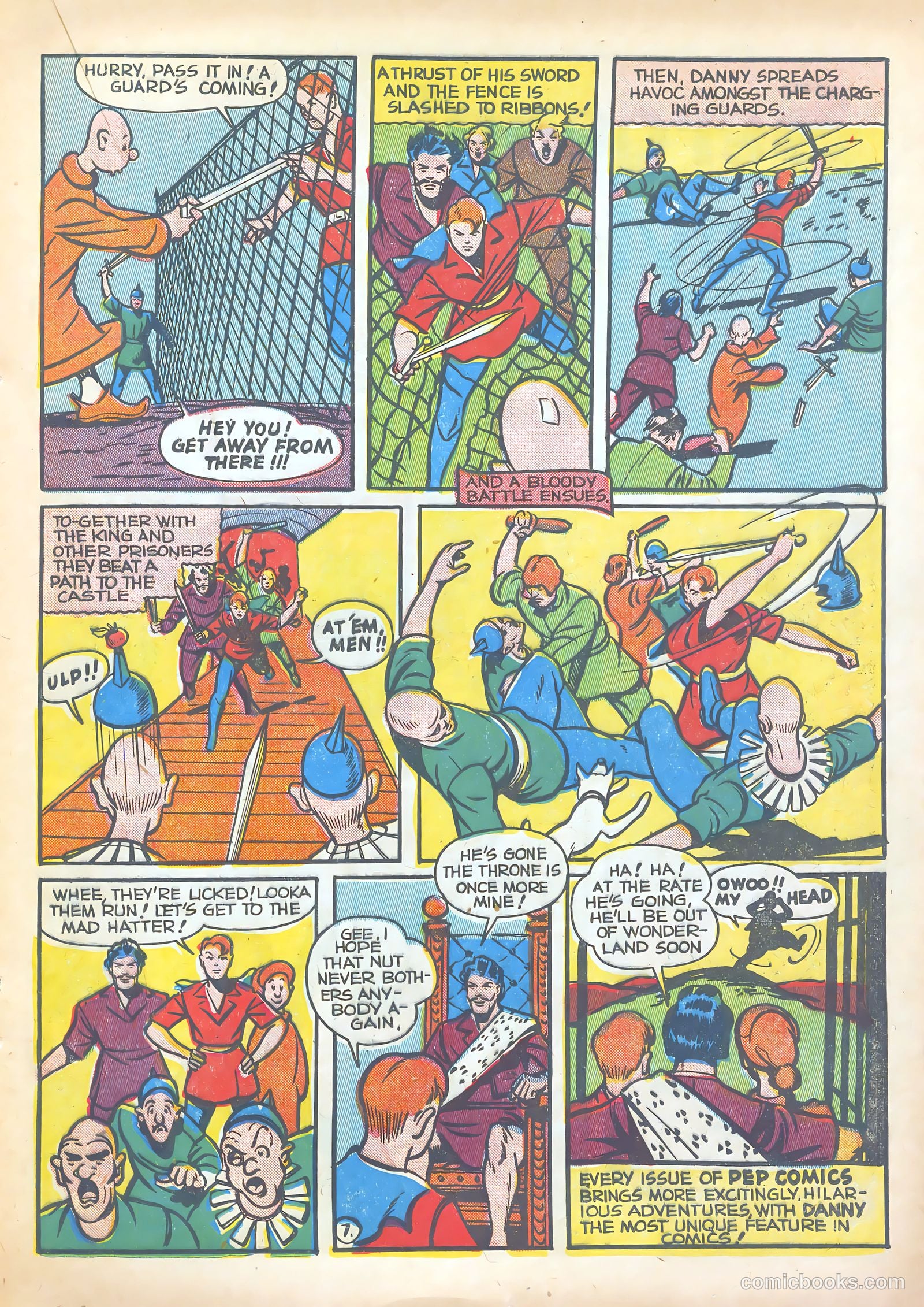 Pep Comics #23 (1942) — page 33 of 68