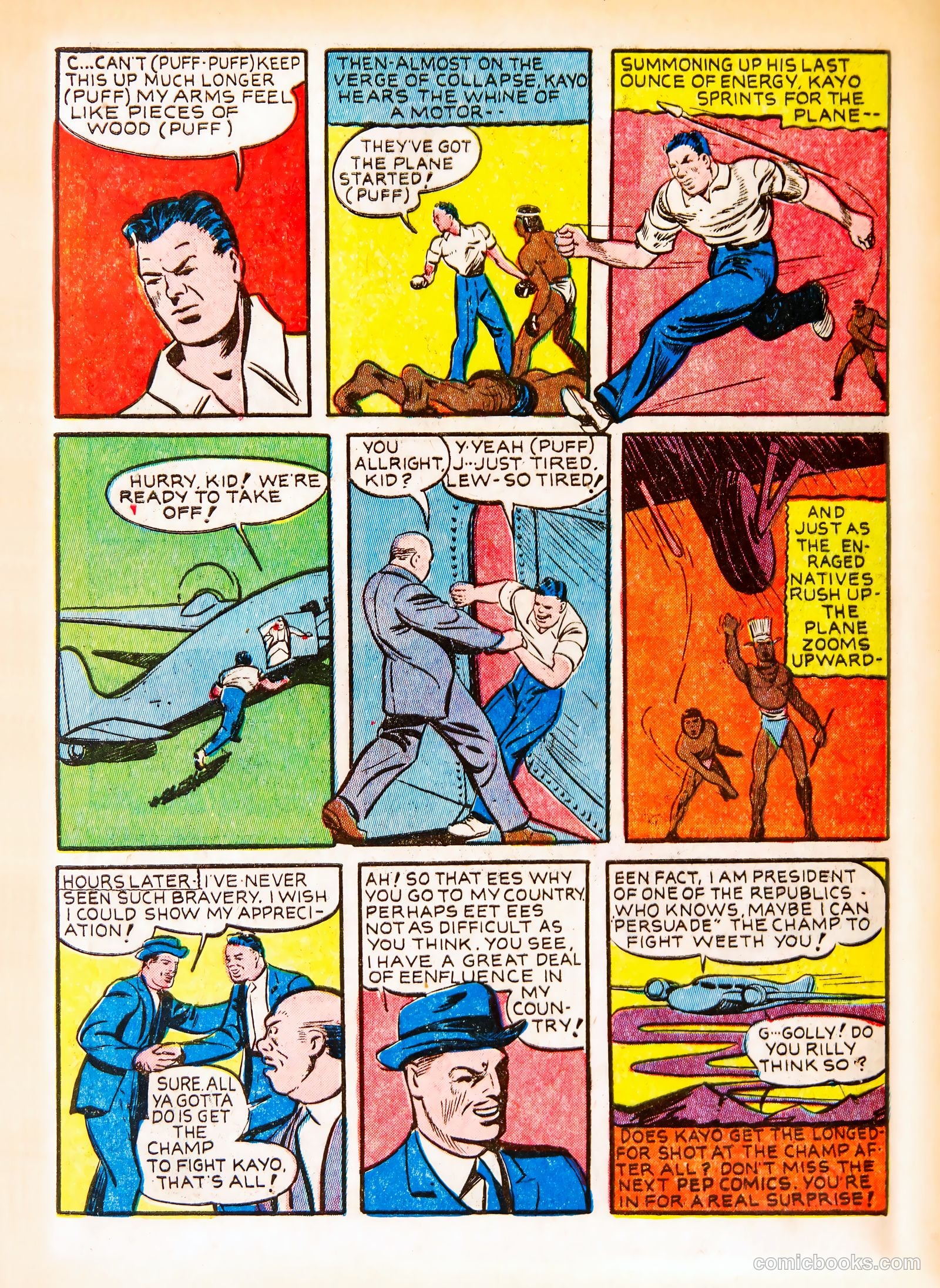 Pep Comics #24 (1942) — page 60 of 68