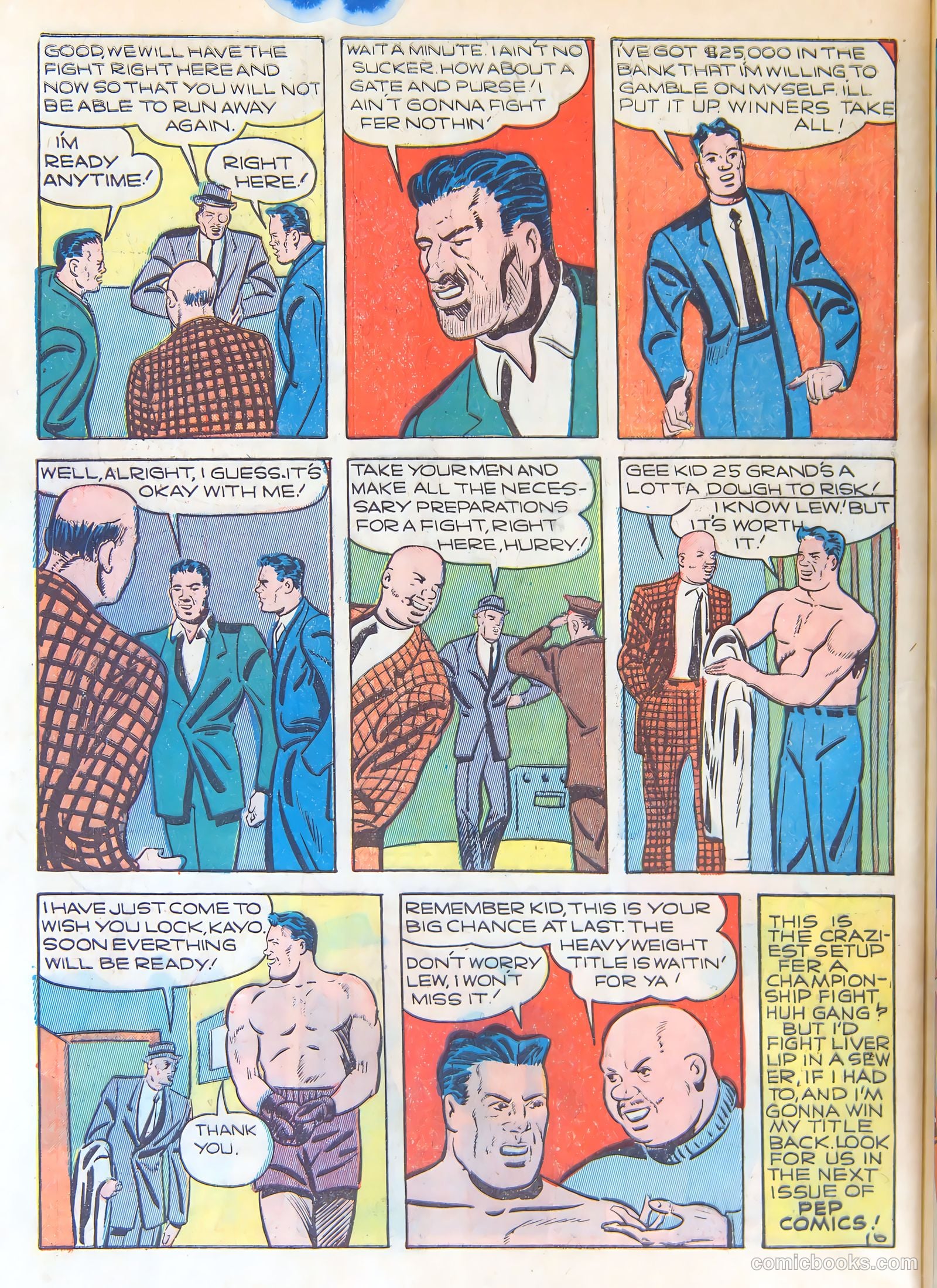 Pep Comics #25 (1942) — page 60 of 68