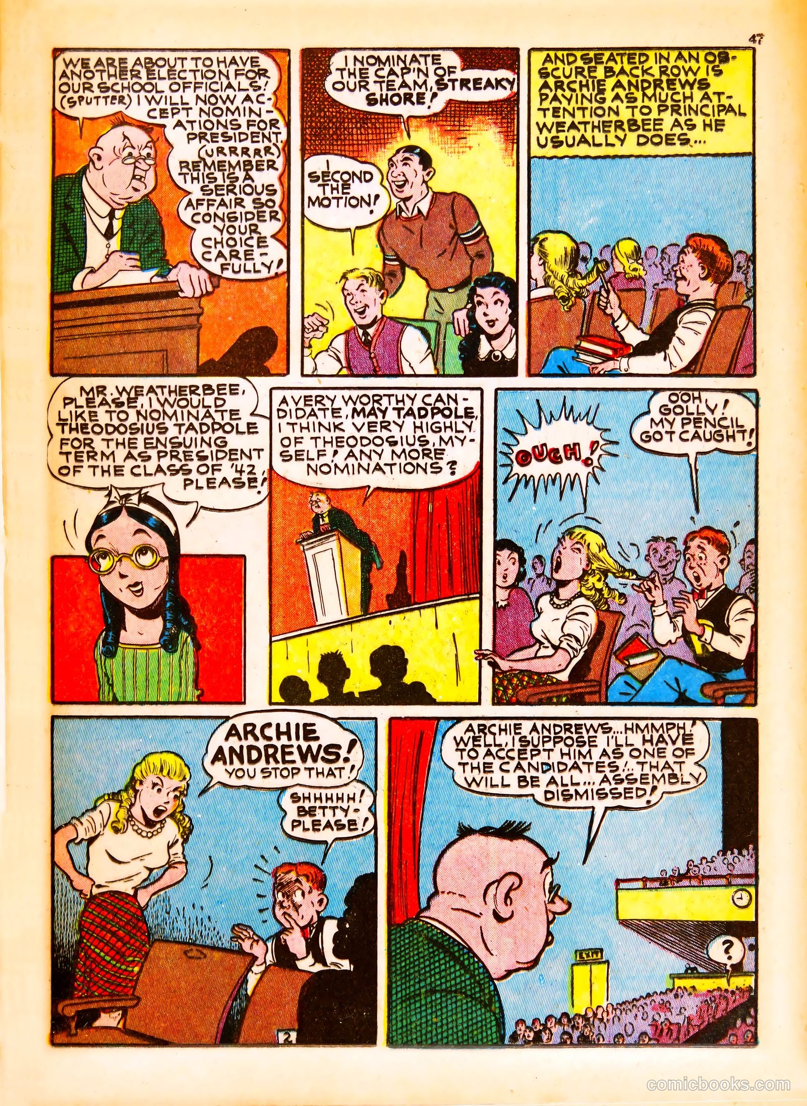 Pep Comics #27 (1942) — page 49 of 68
