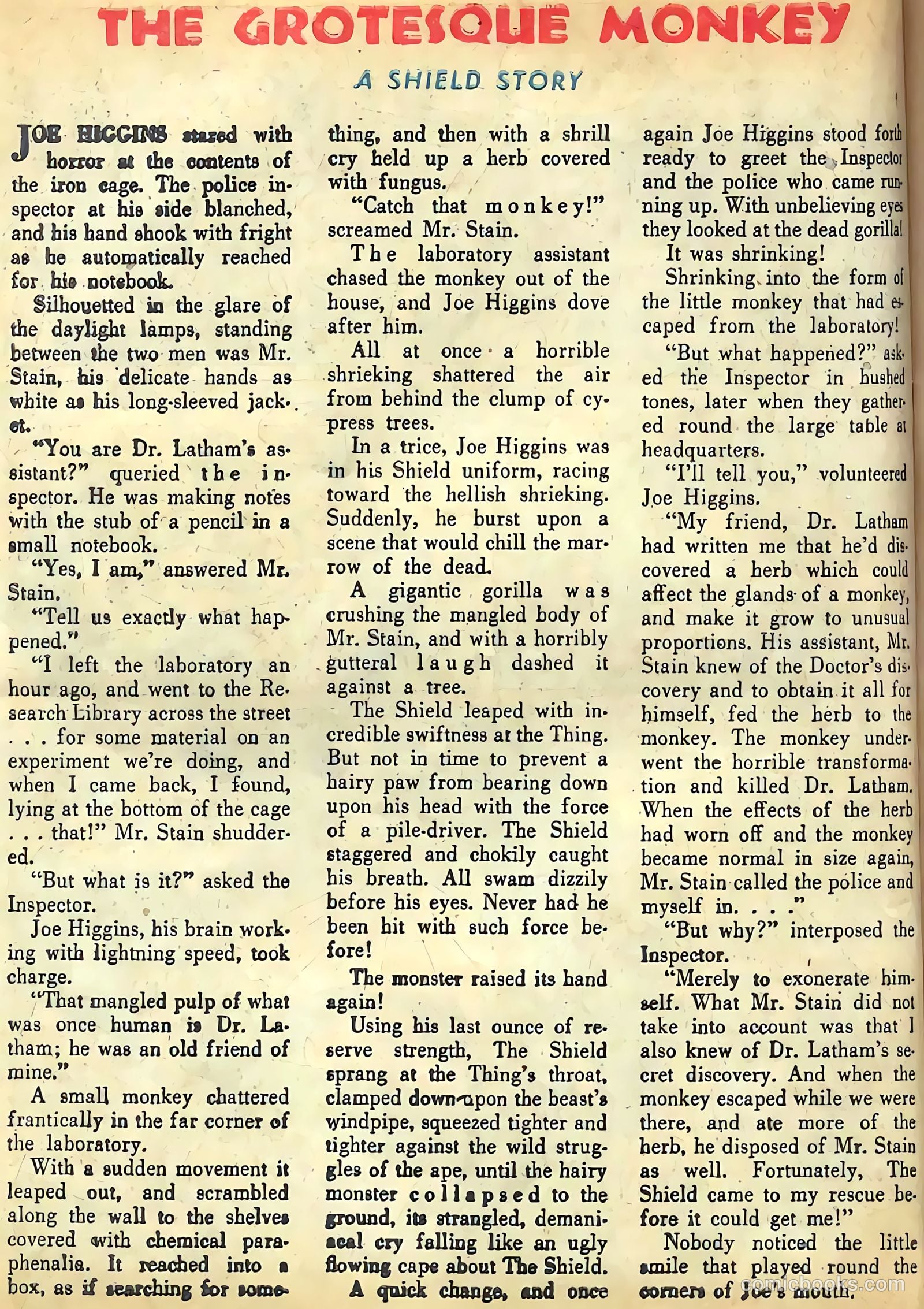 Pep Comics #29 (1942) — page 16 of 68