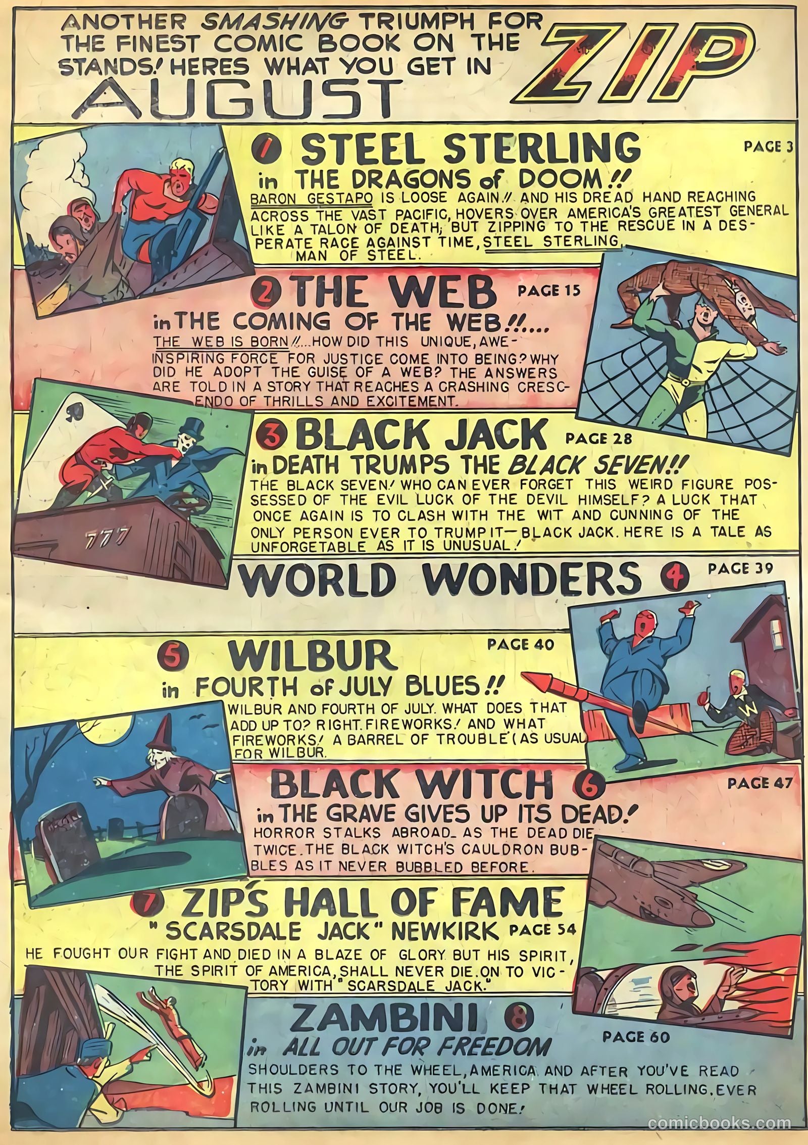 Pep Comics #29 (1942) — page 48 of 68