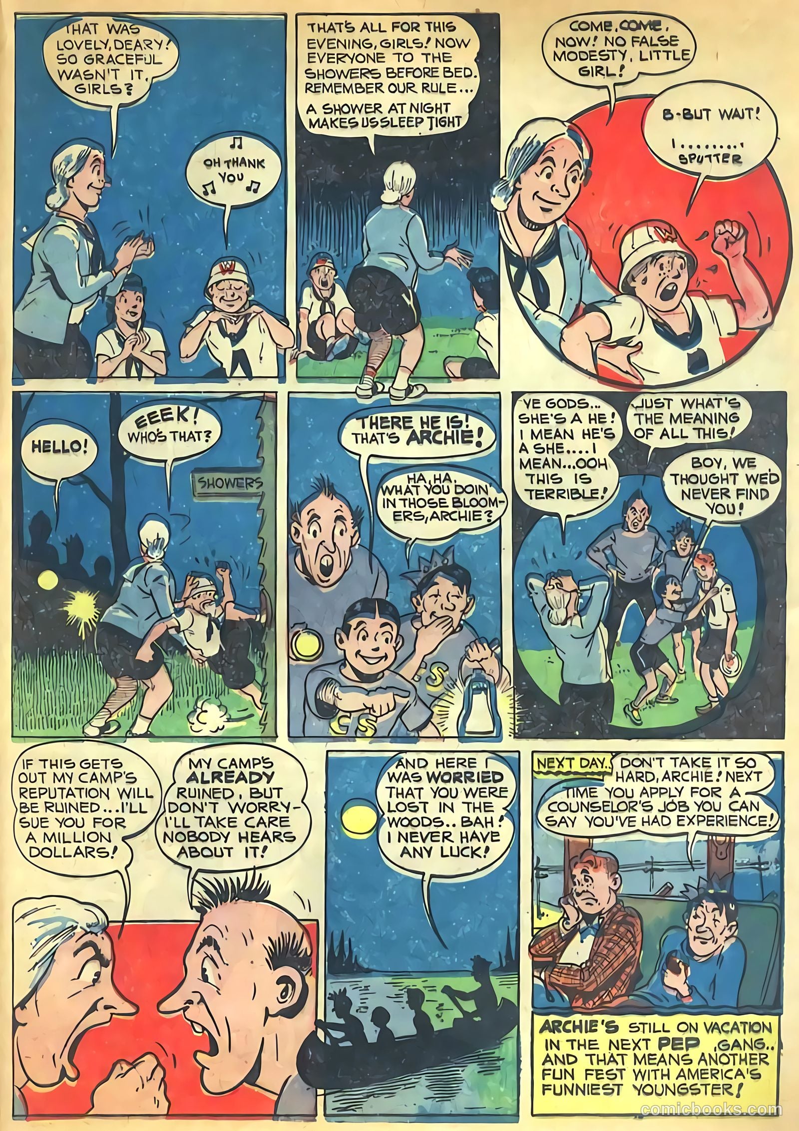 Pep Comics #29 (1942) — page 55 of 68