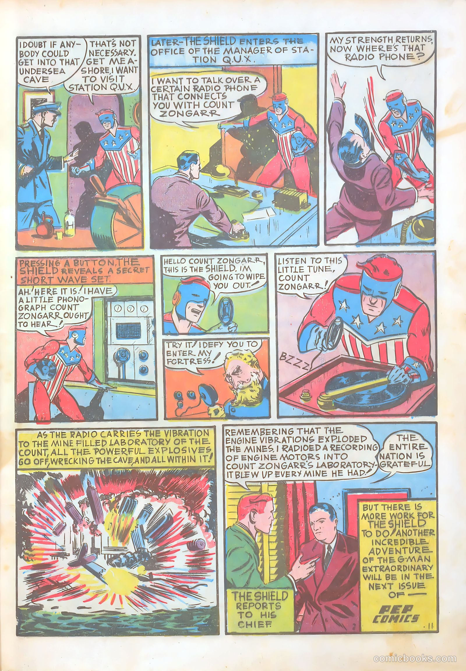Pep Comics #3 (1940) — page 13 of 68