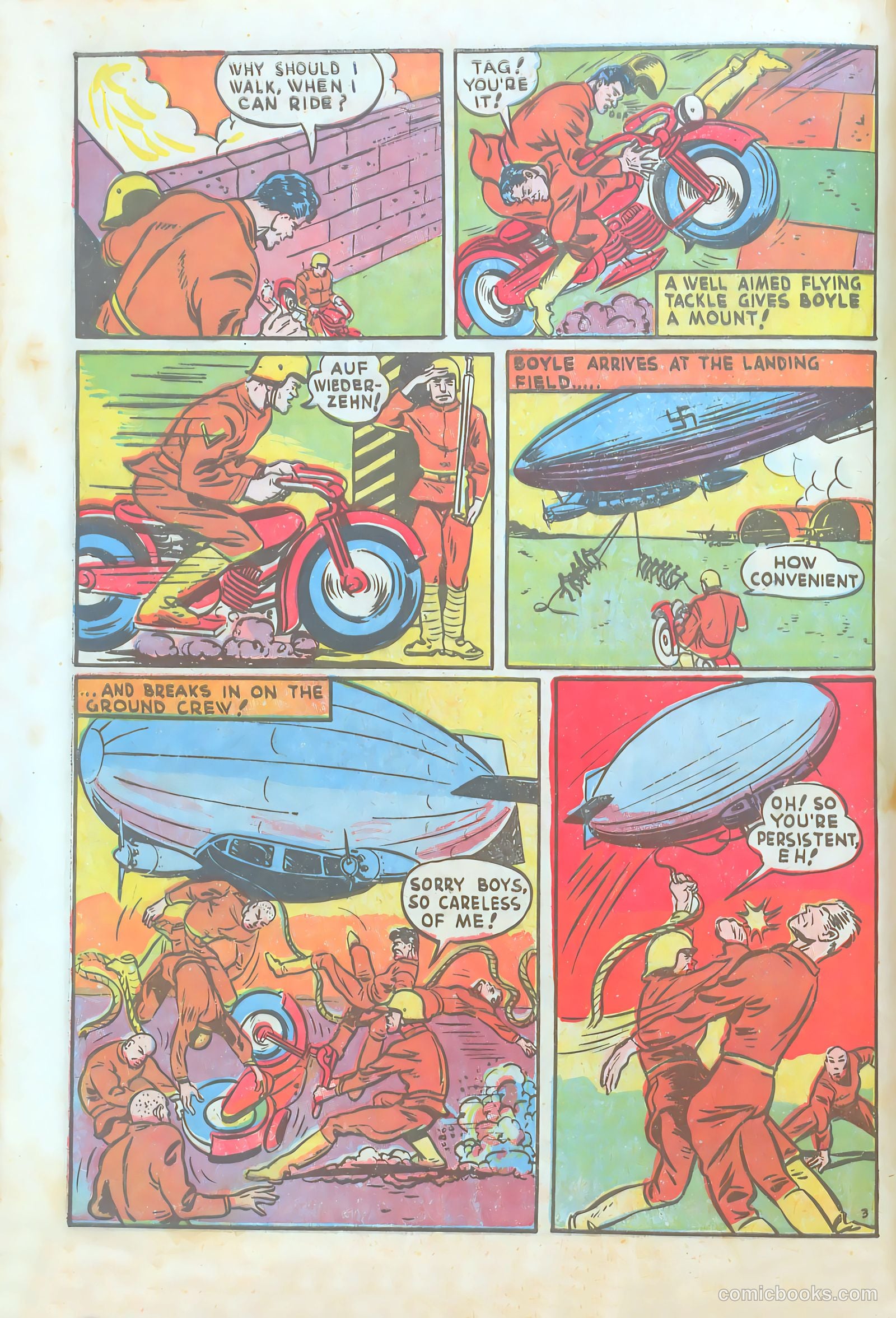 Pep Comics #3 (1940) — page 36 of 68