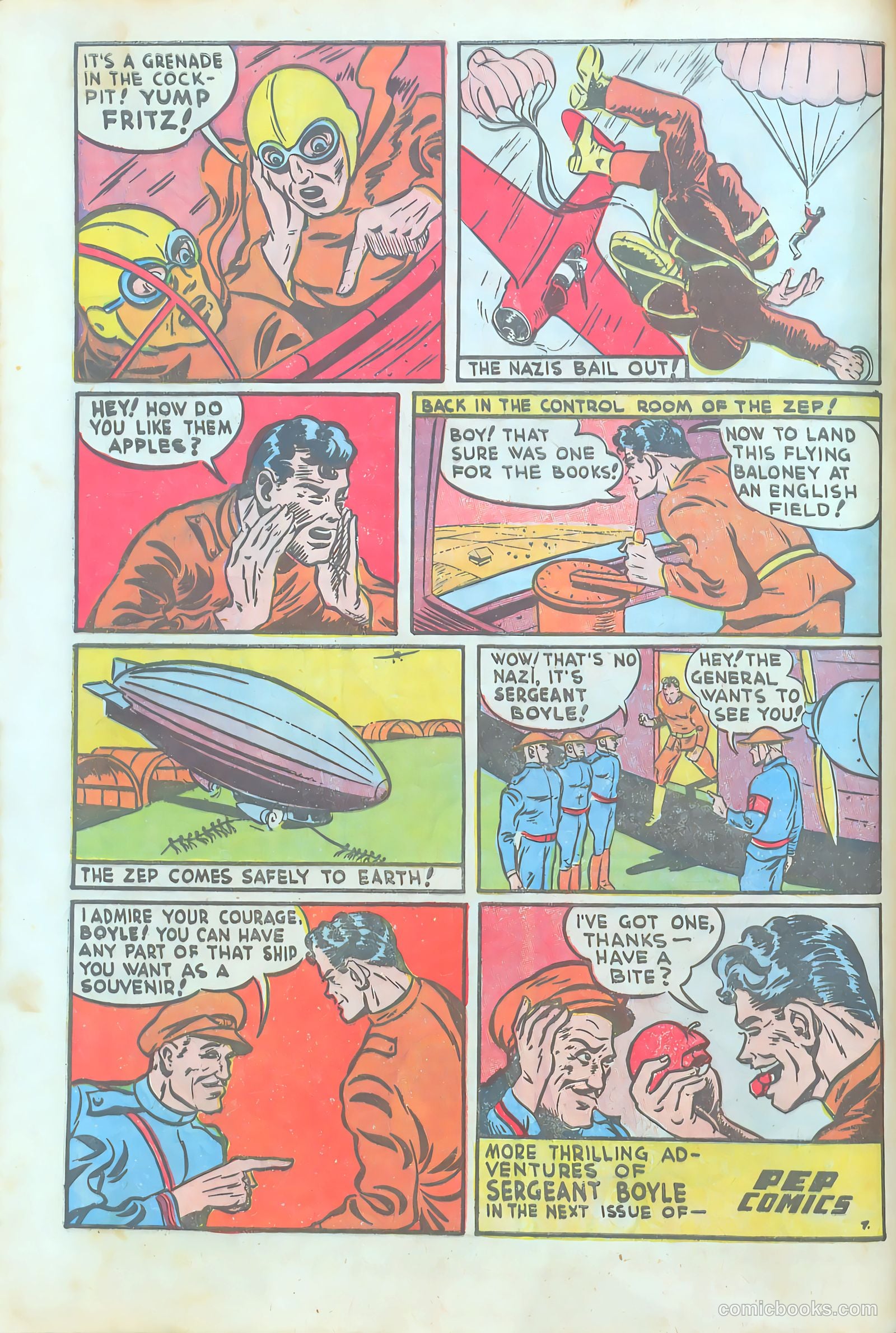 Pep Comics #3 (1940) — page 40 of 68