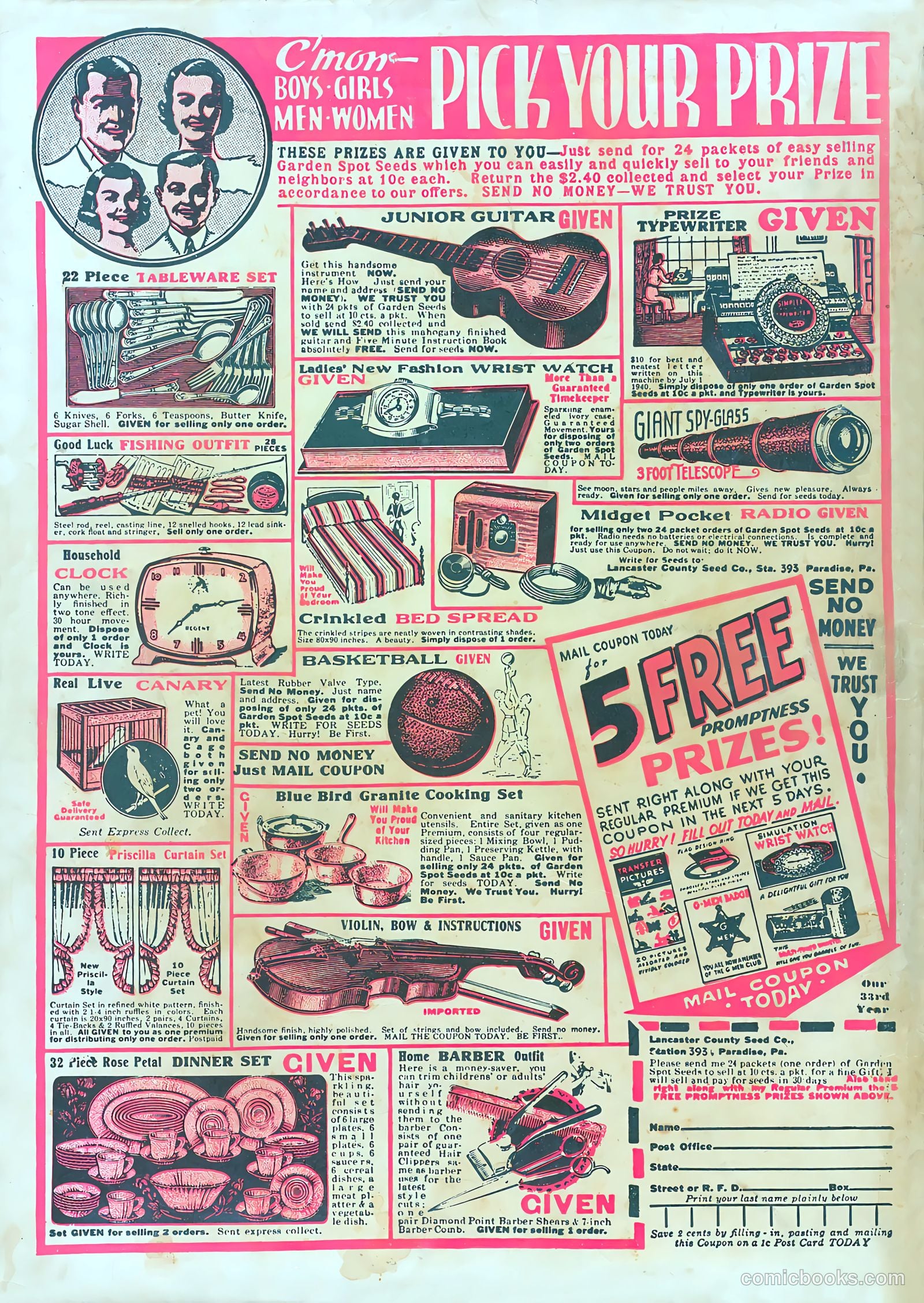 Pep Comics #3 (1940) — page 68 of 68