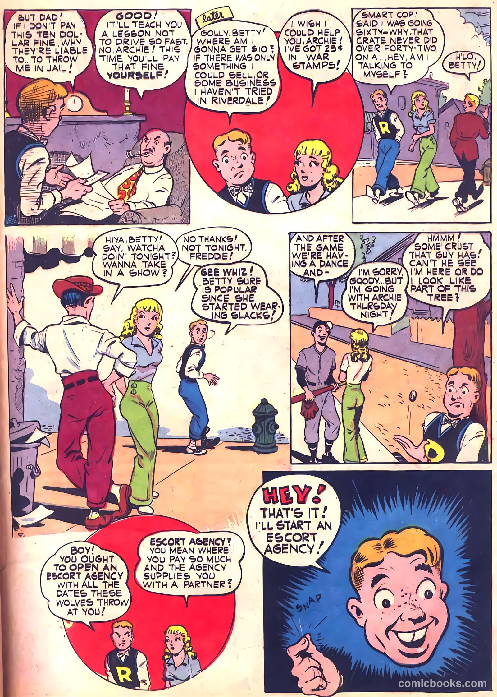 Pep Comics #30 (1942) — page 55 of 69