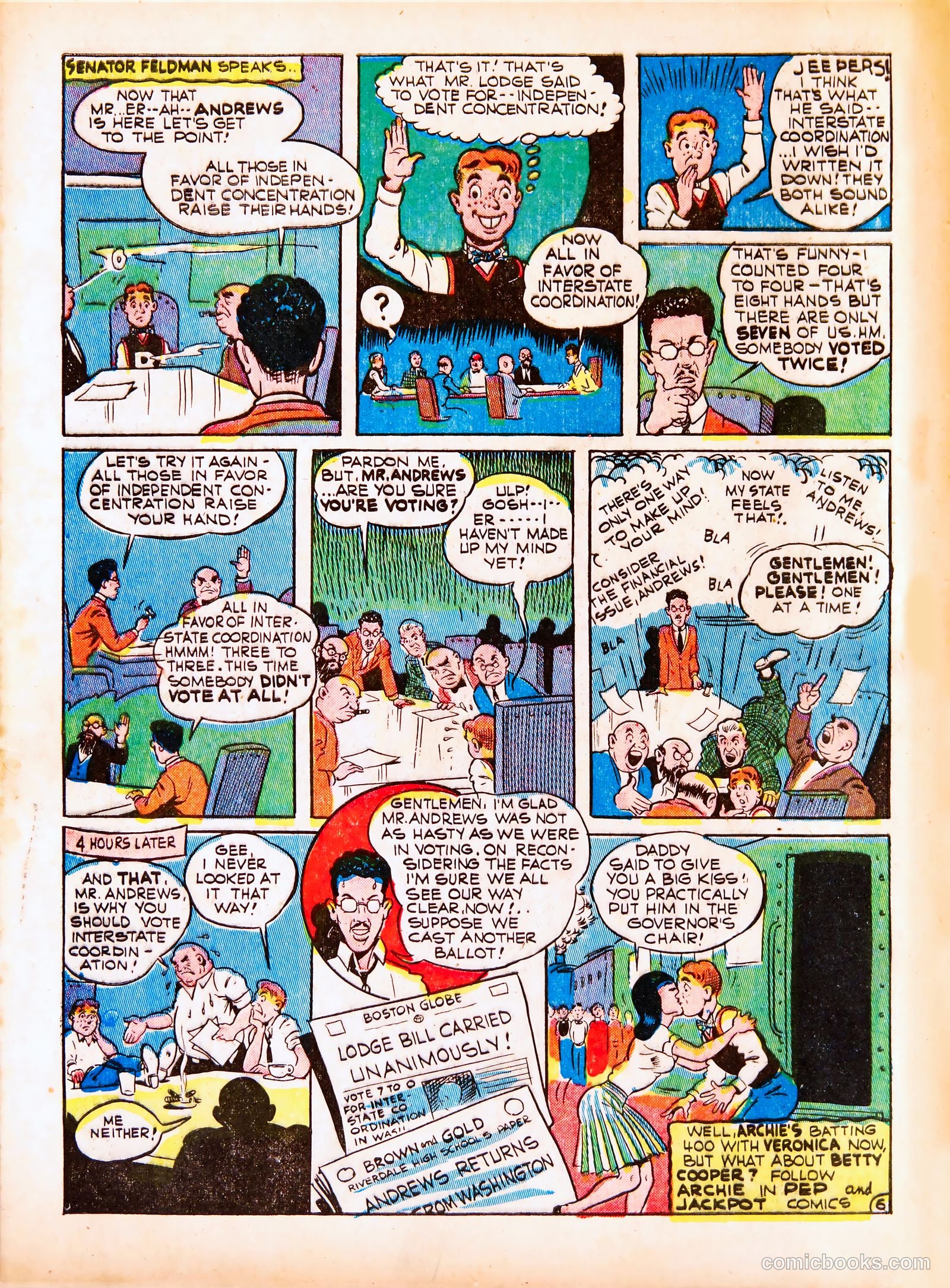 Pep Comics #31 (1942) — page 60 of 68