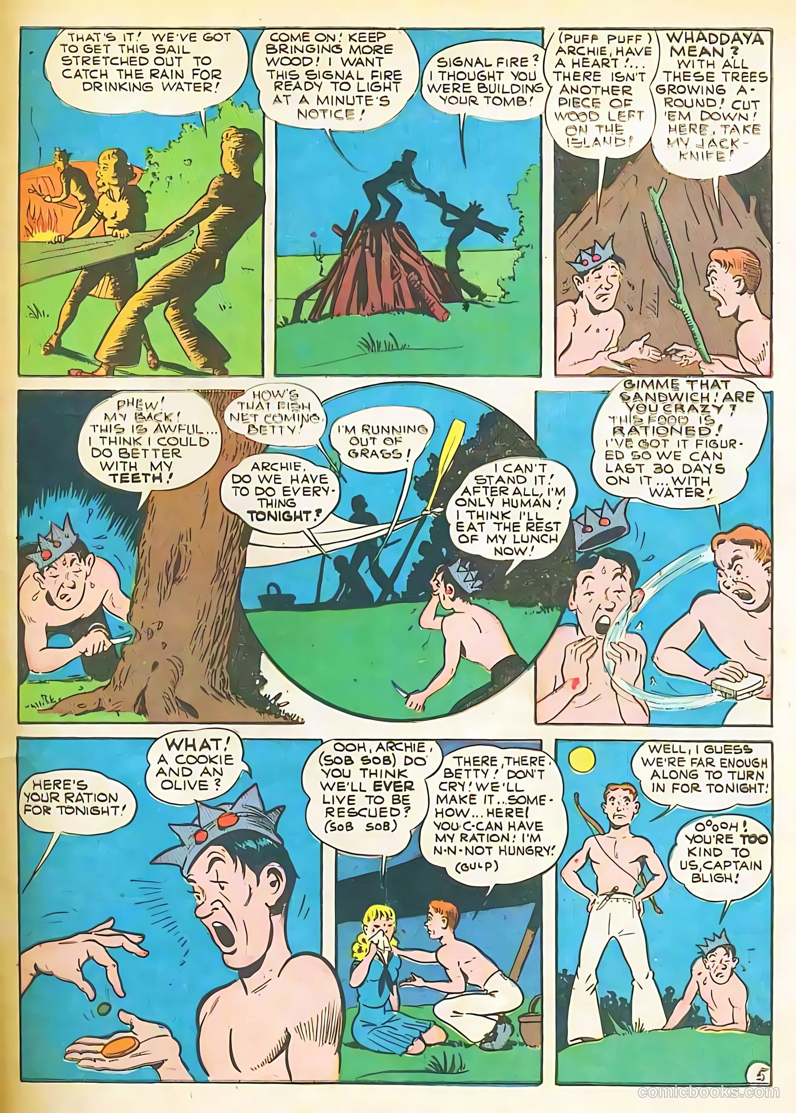 Pep Comics #32 (1942) — page 59 of 68