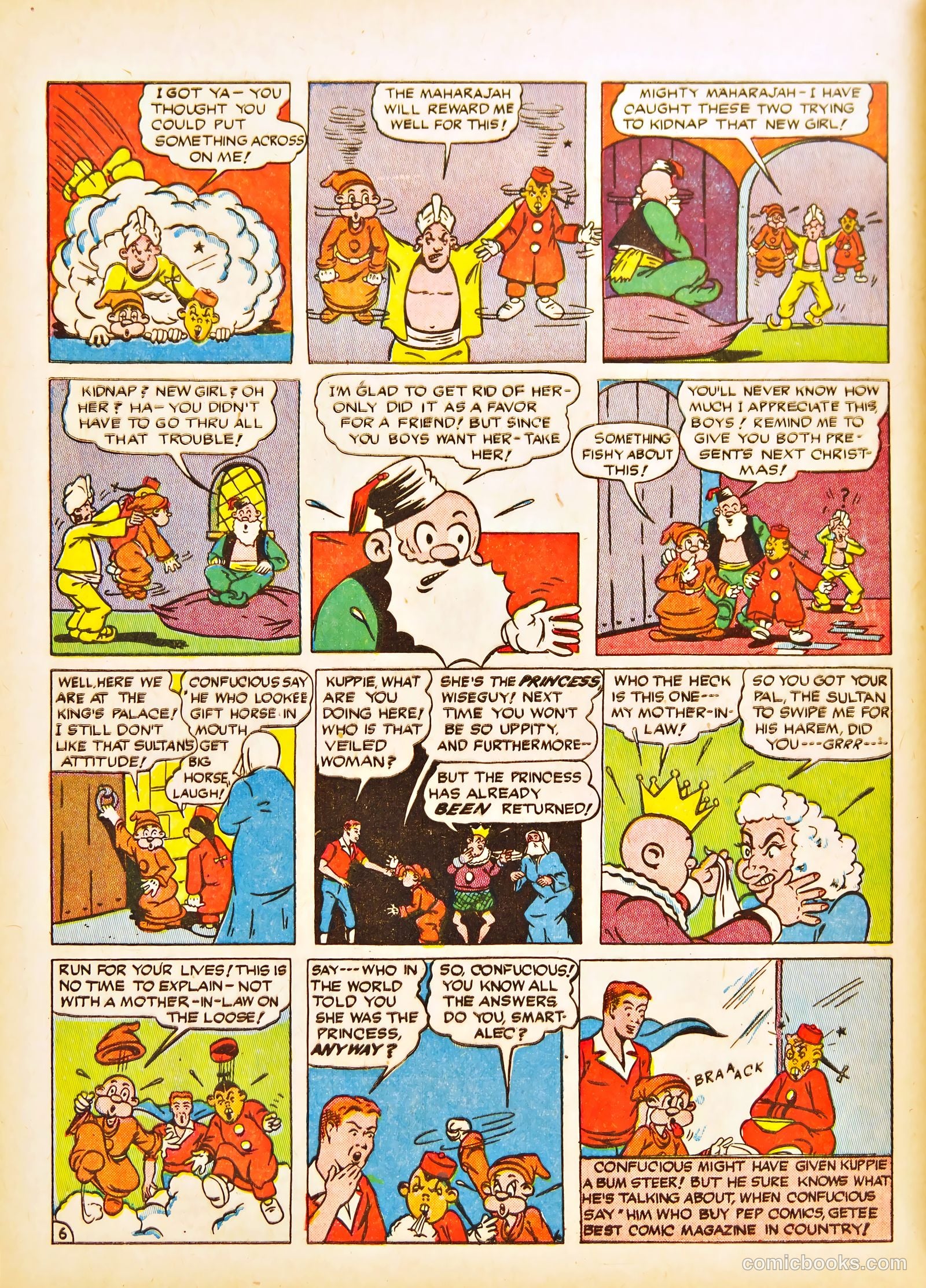 Pep Comics #36 (1943) — page 54 of 68