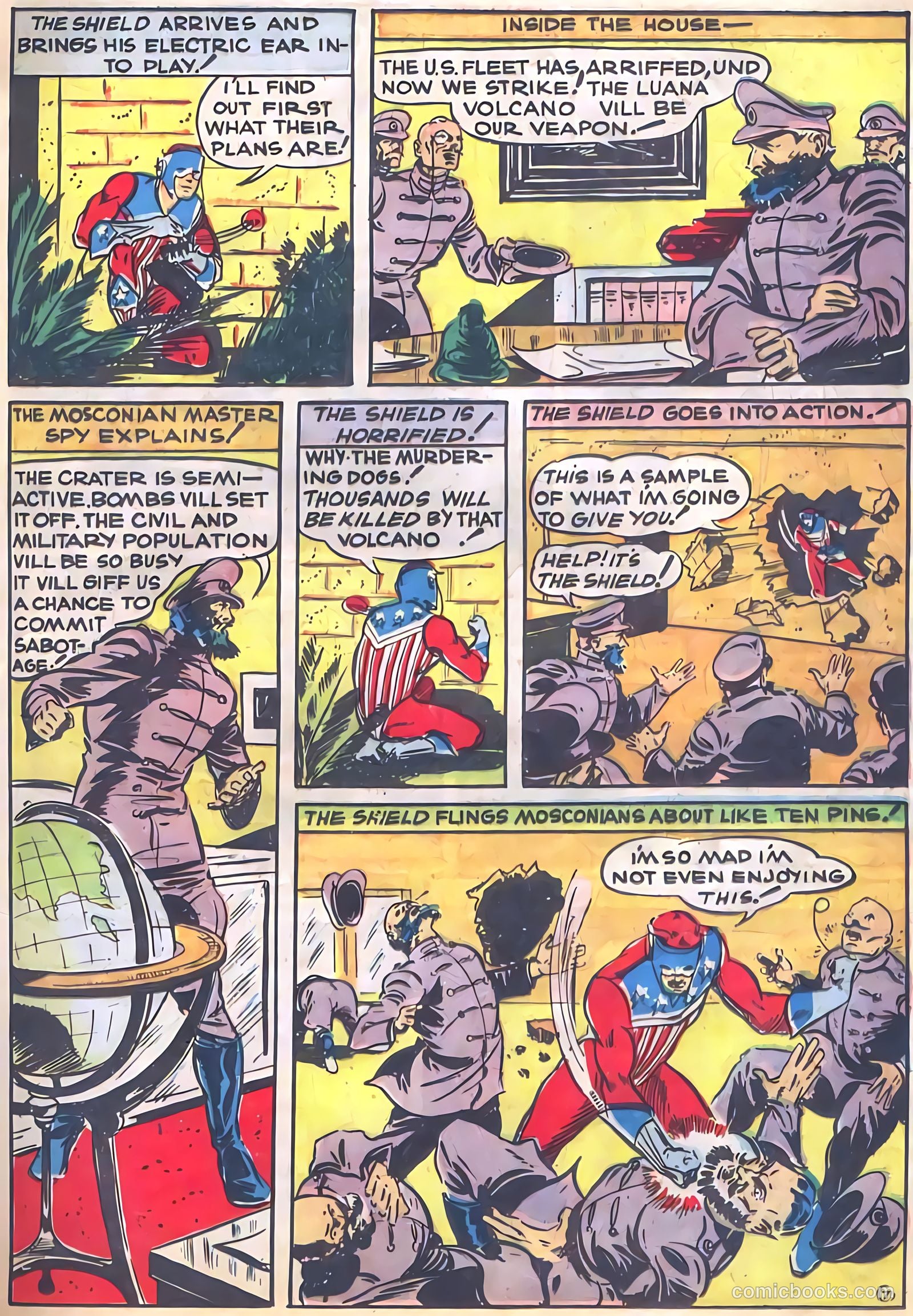 Pep Comics #4 (1941) — page 9 of 68